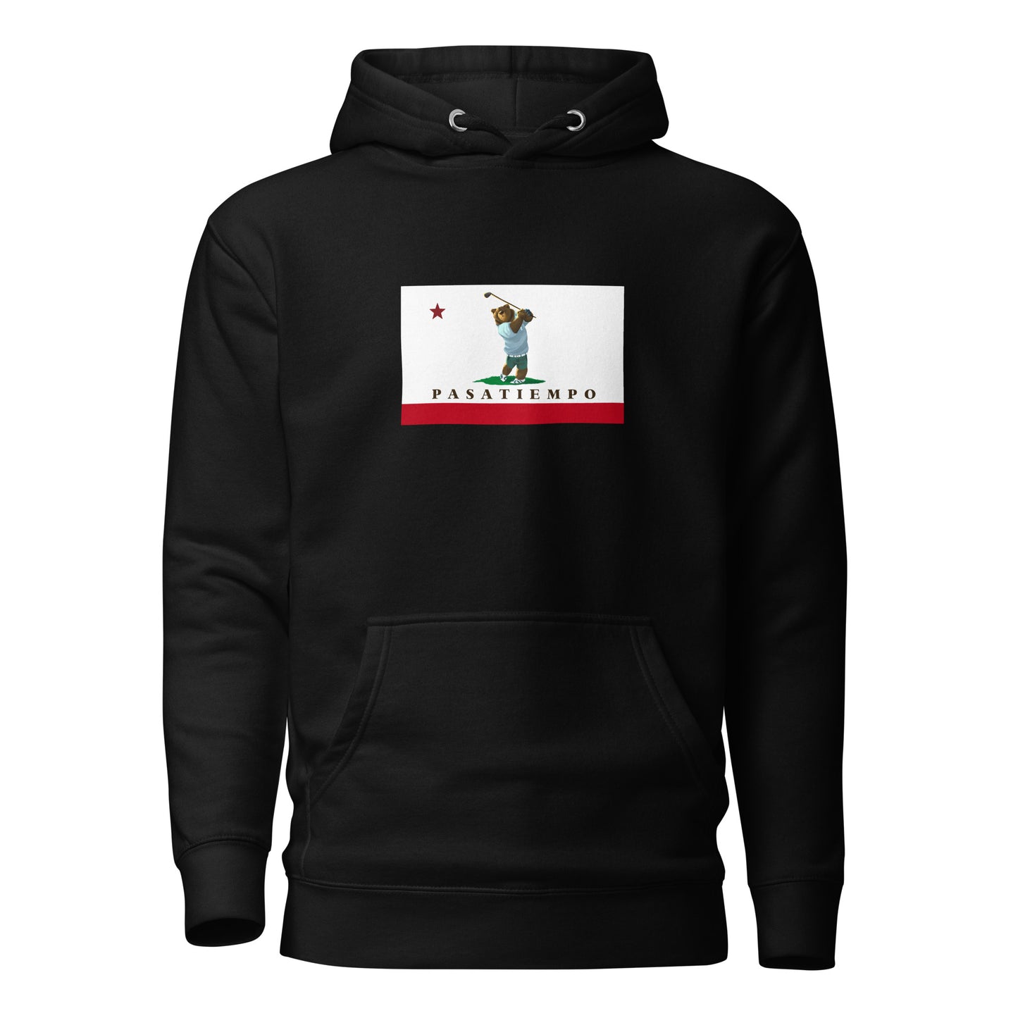 Black Pasatiempo Golf CA Hoodie