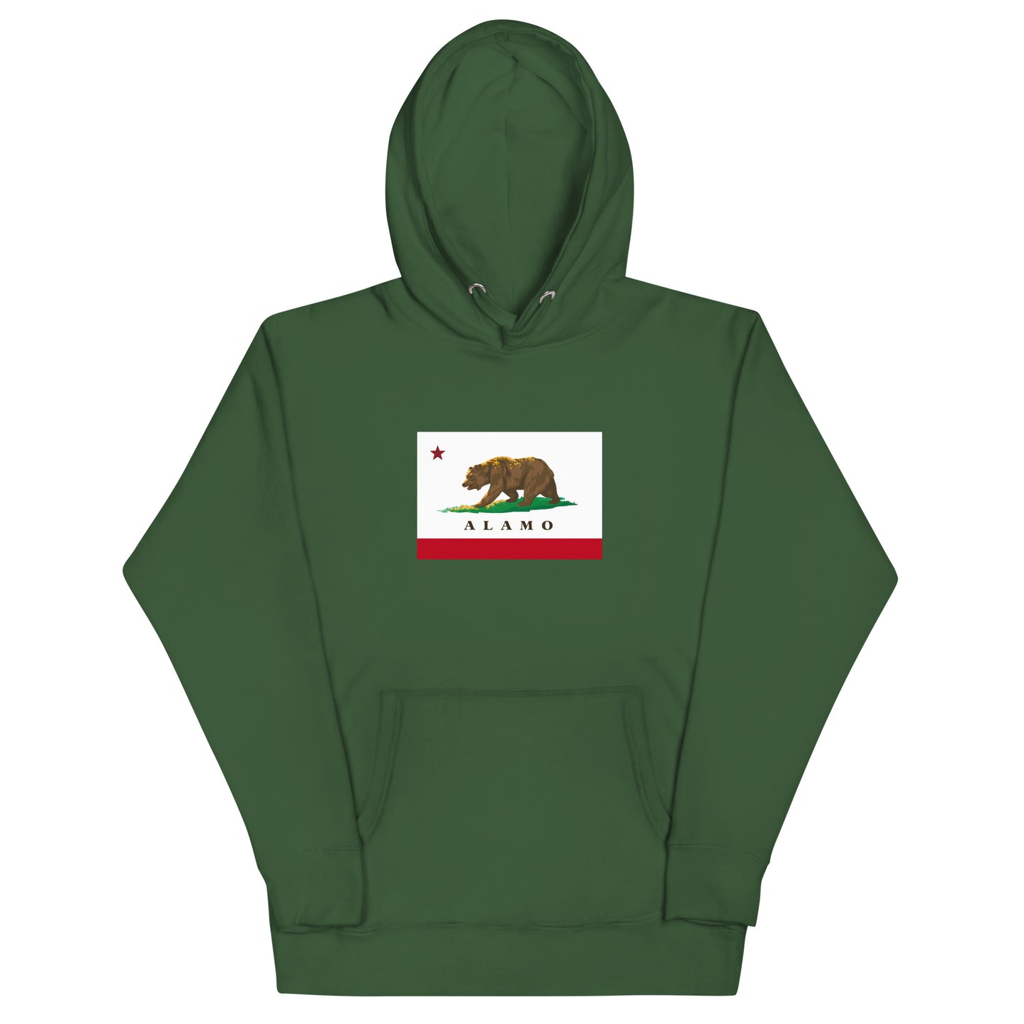 Green Alamo CA Hoodie