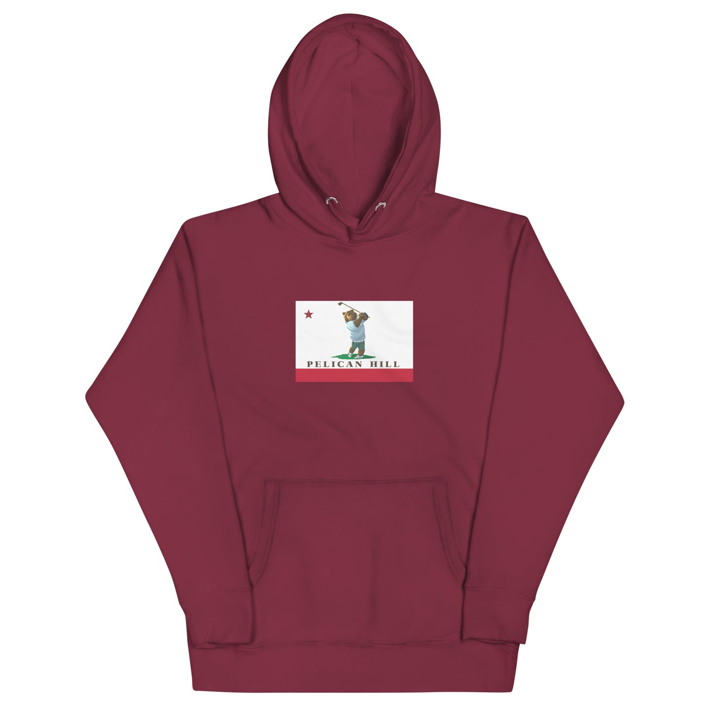 Maroon Pelican Hill Hoodie