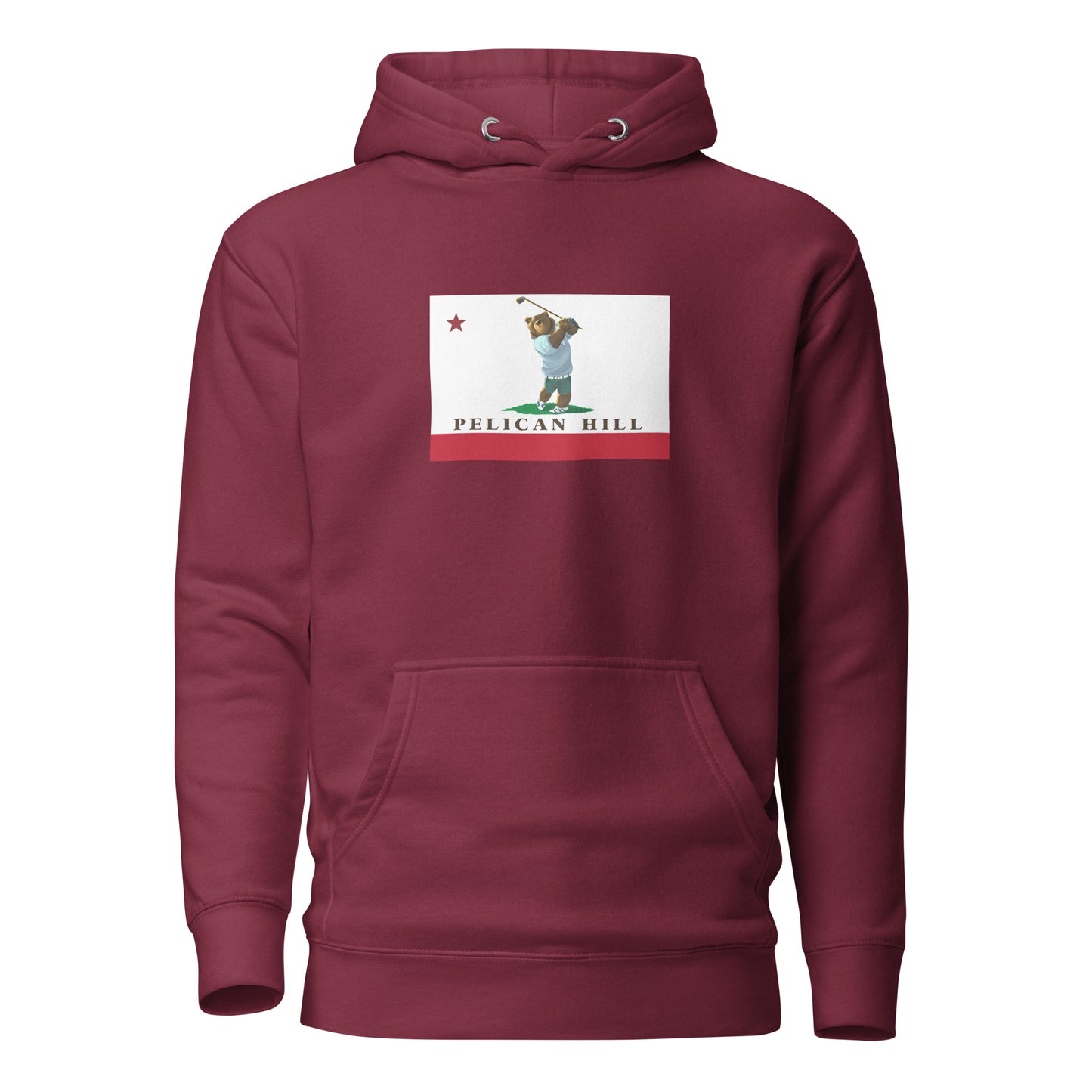 Maroon Pelican Hill Golf Hoodie