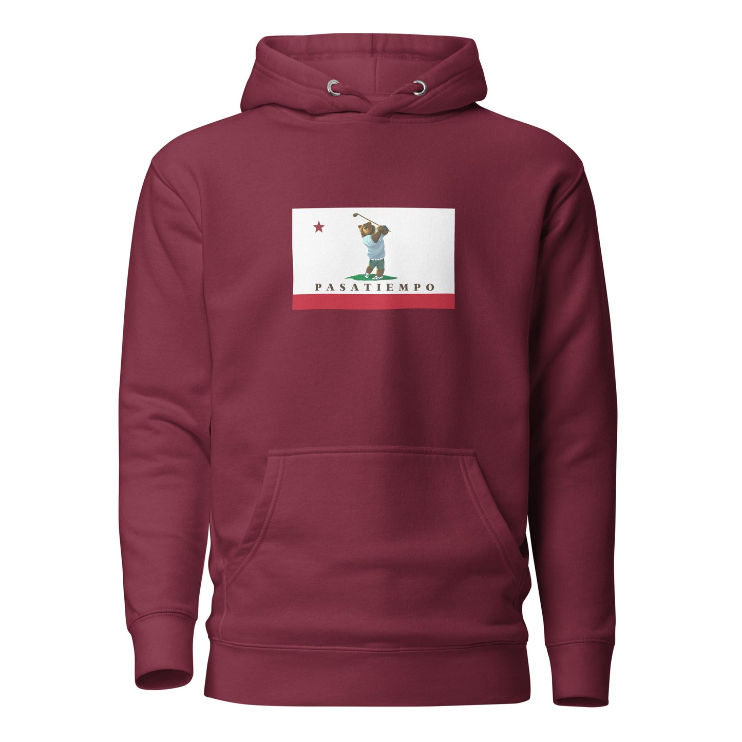Maroon Pasatiempo Golf Hoodie