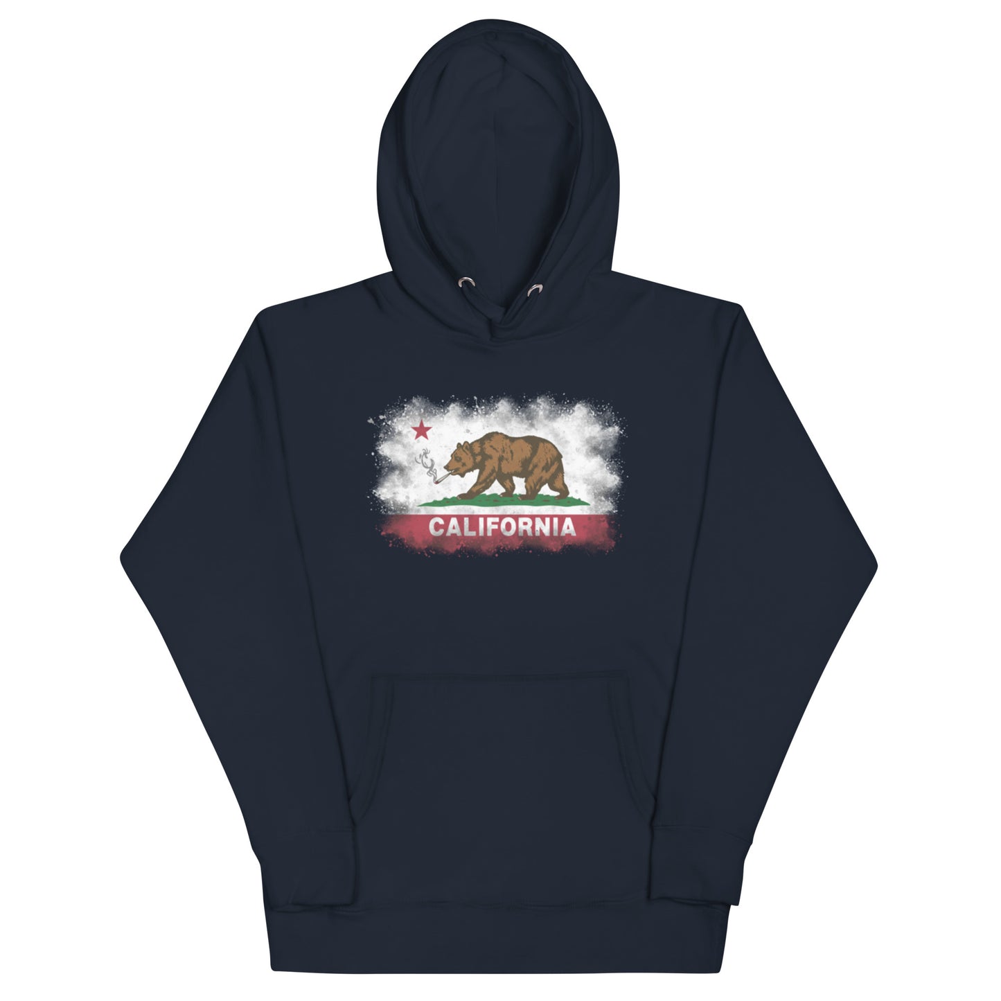 Ca bear smoking a blunt hoodie