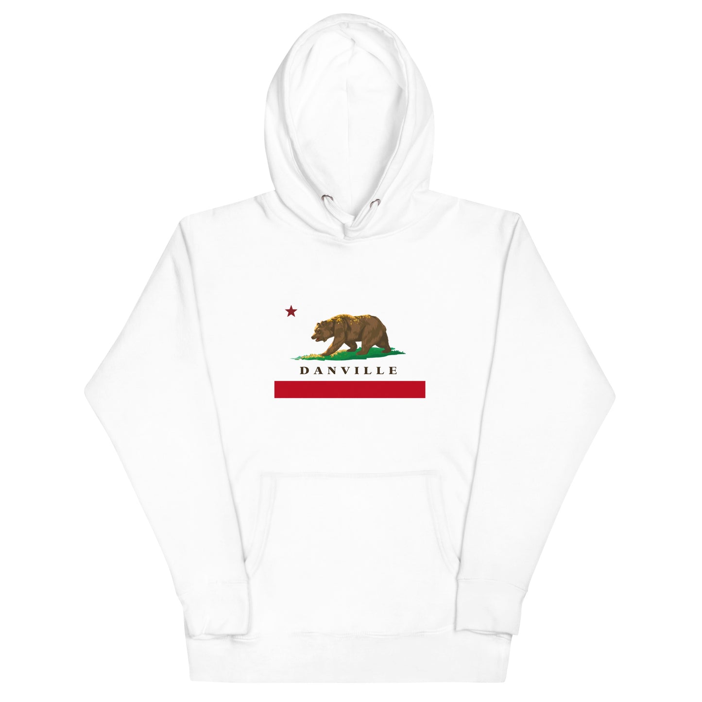 Danville CA Flag Hoodie - CAFlags