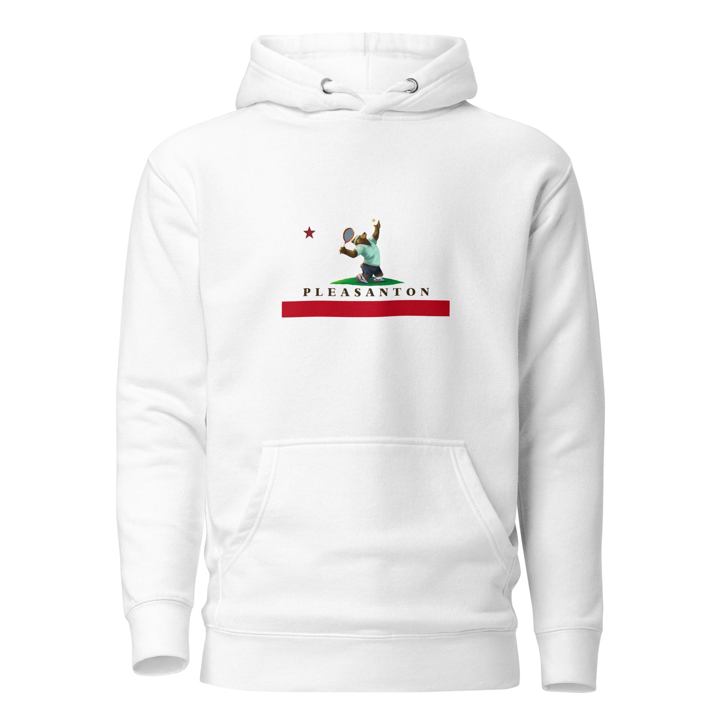 White Pleasanton Tennis Hoodie