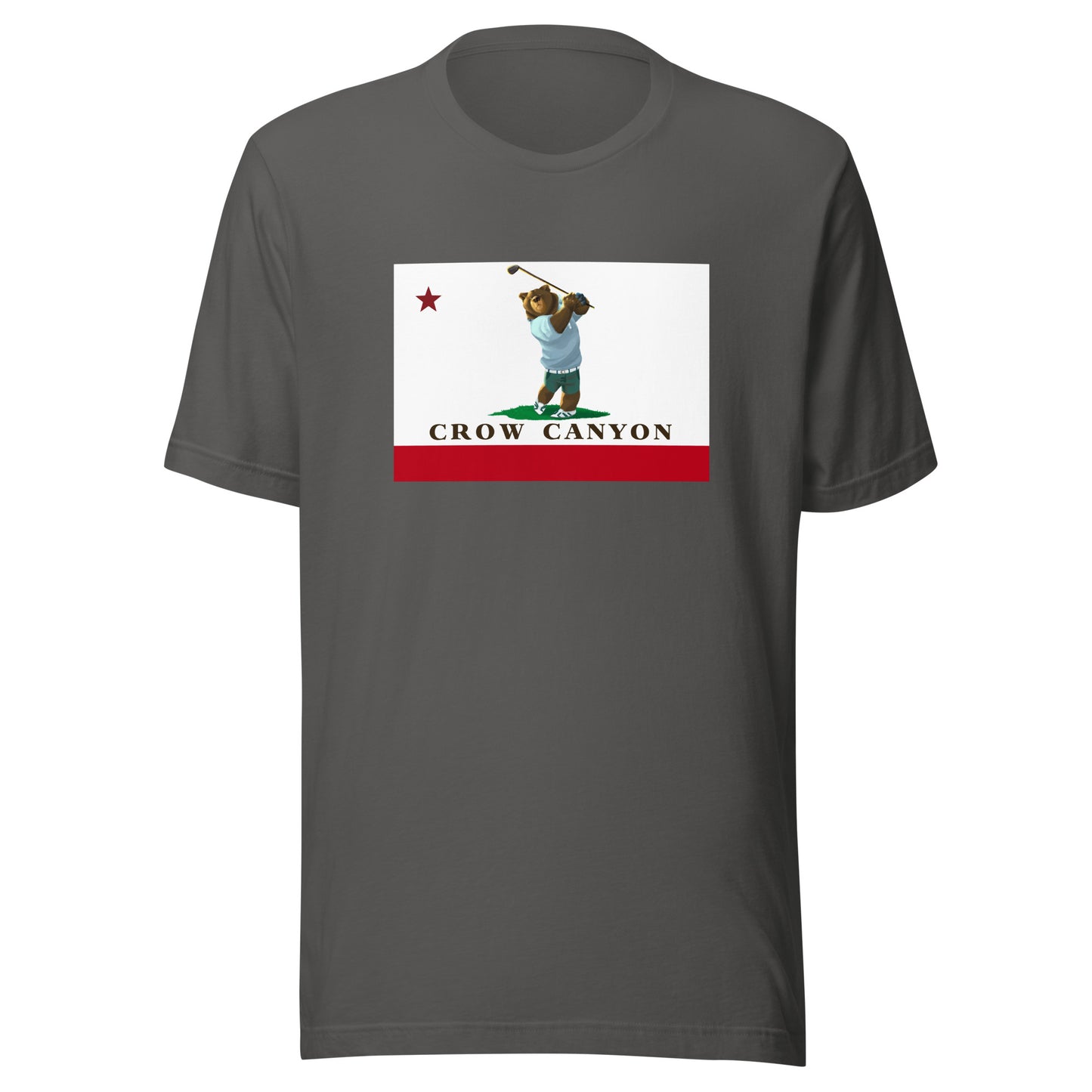 asphalt gray crow canyon golf shirt