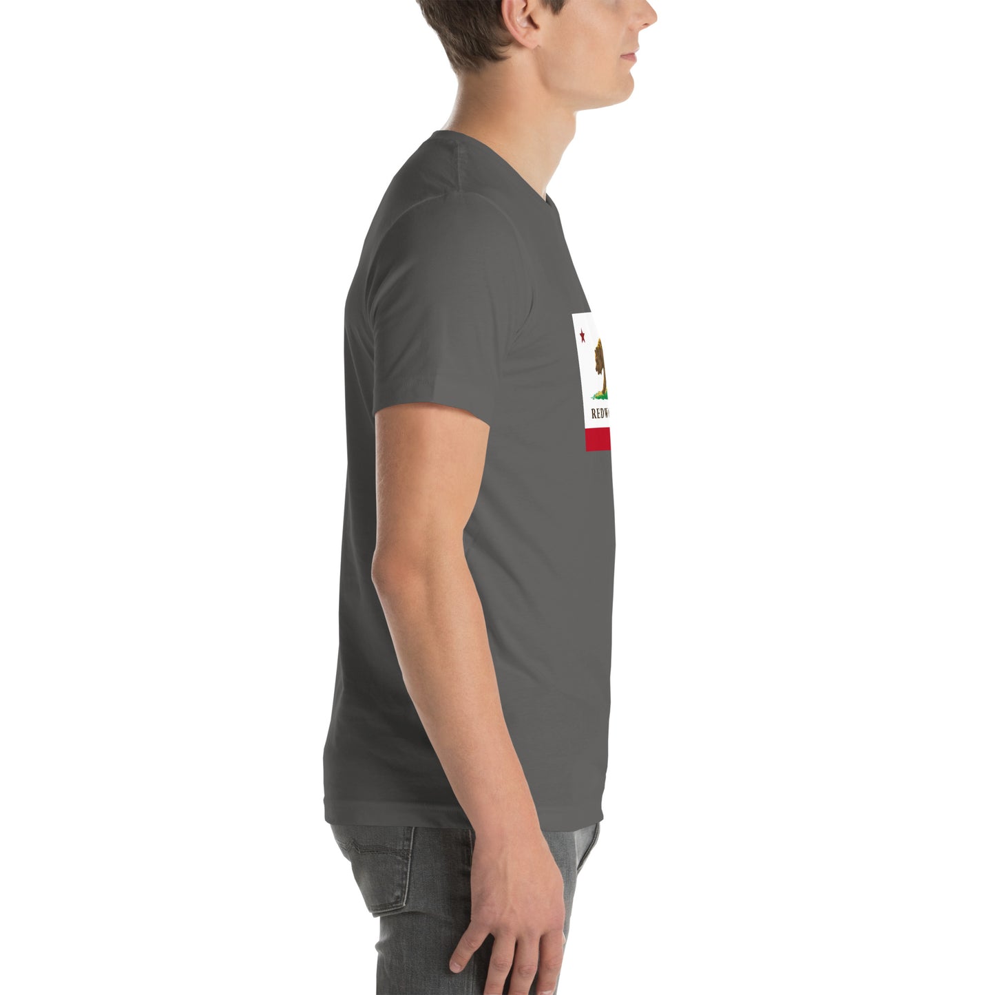 Redwood City CA Flag T-shirt
