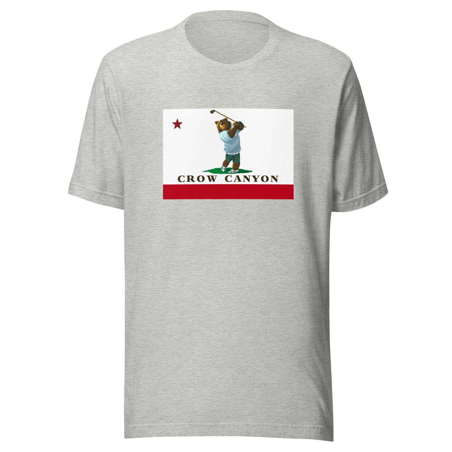 light gray crow canyon golf shirt