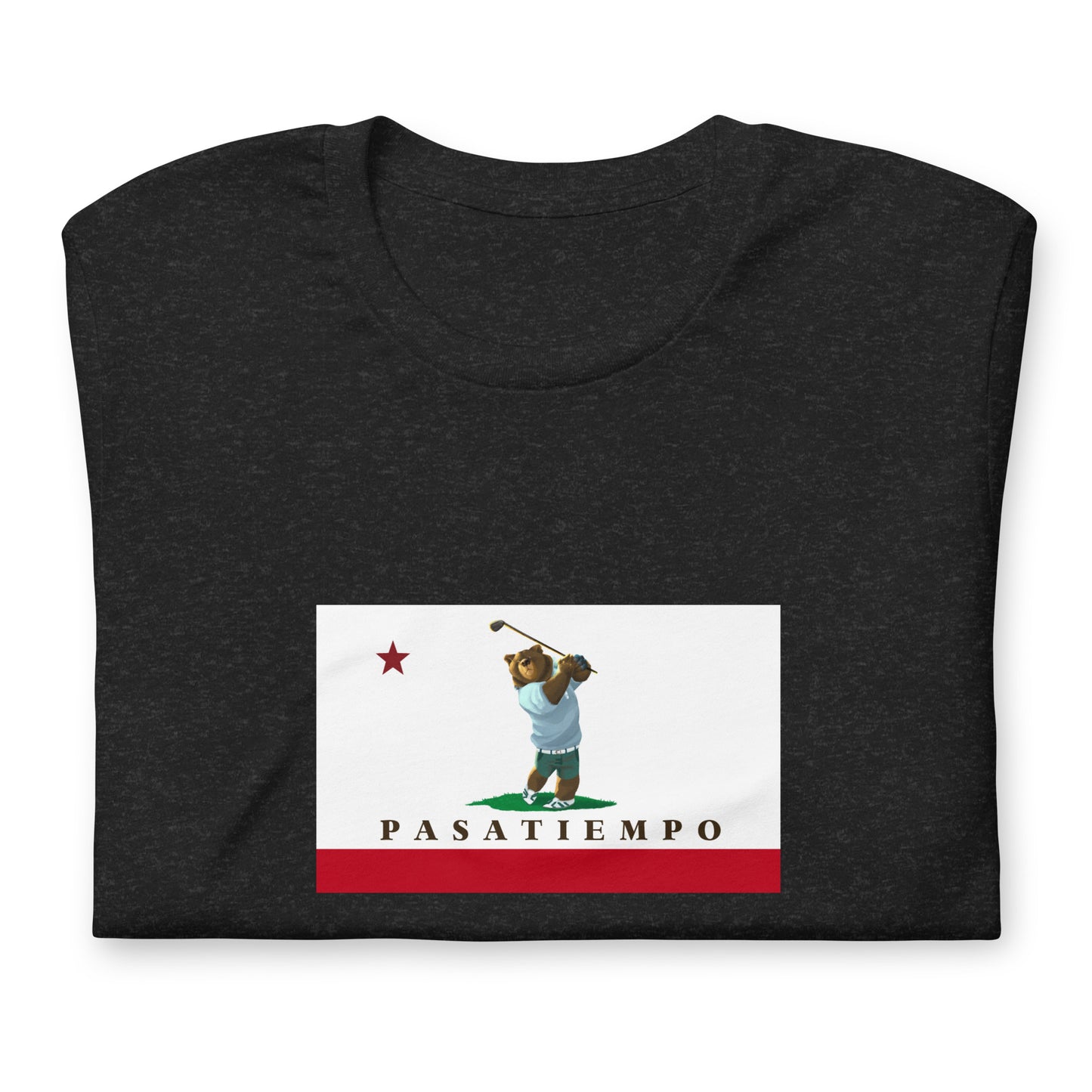 Black Heather Pasatiempo Golf Shirt