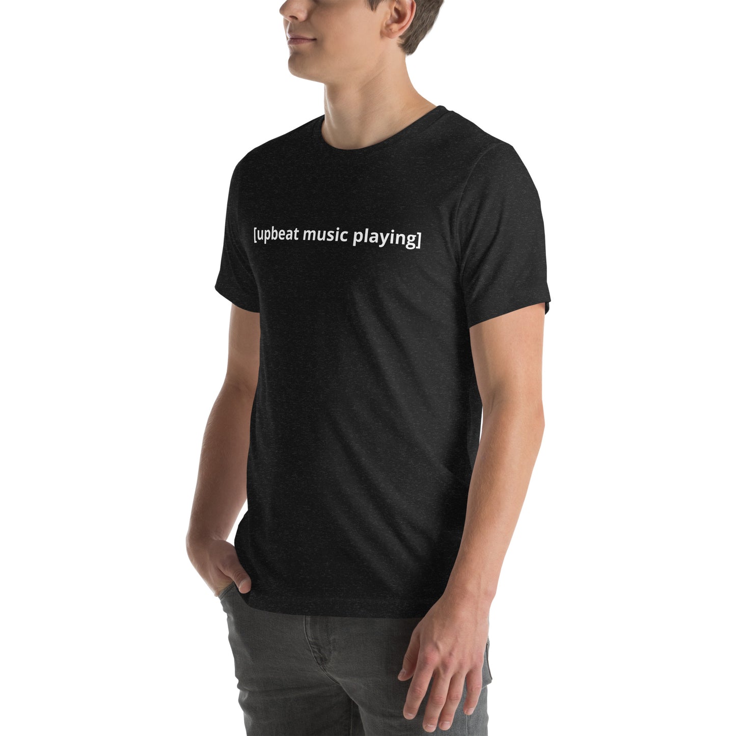 Upbeat Music Playing Subtitle Shirt