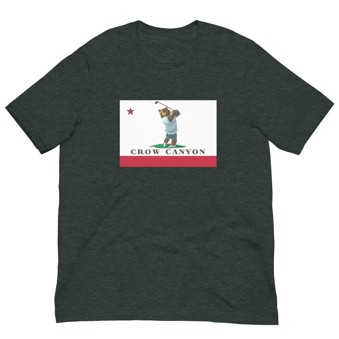 green crow canyon golf shirt