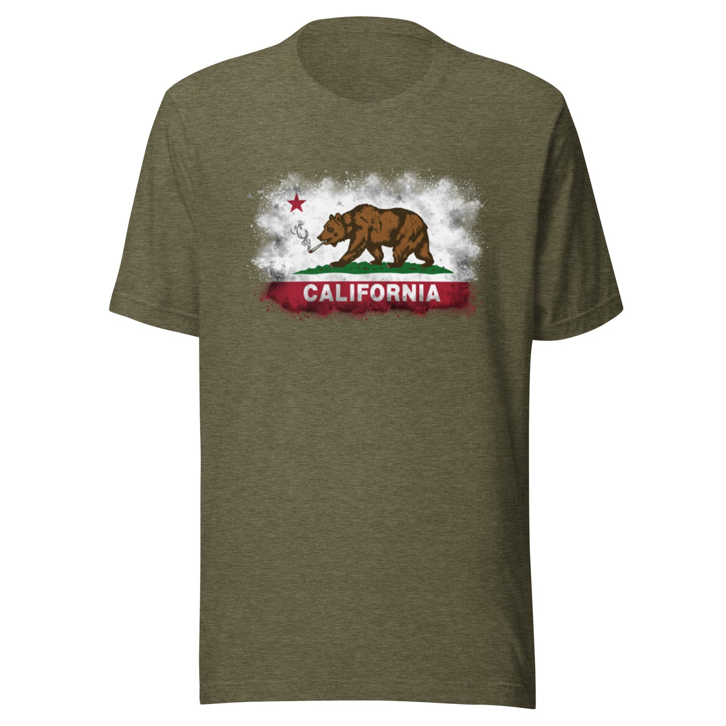 Cali Bear Smoking Blunt Shirt
