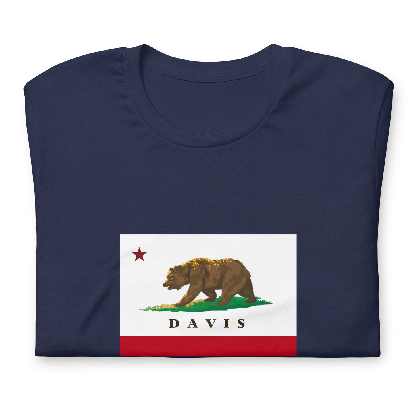 navy blue Davis CA Shirt