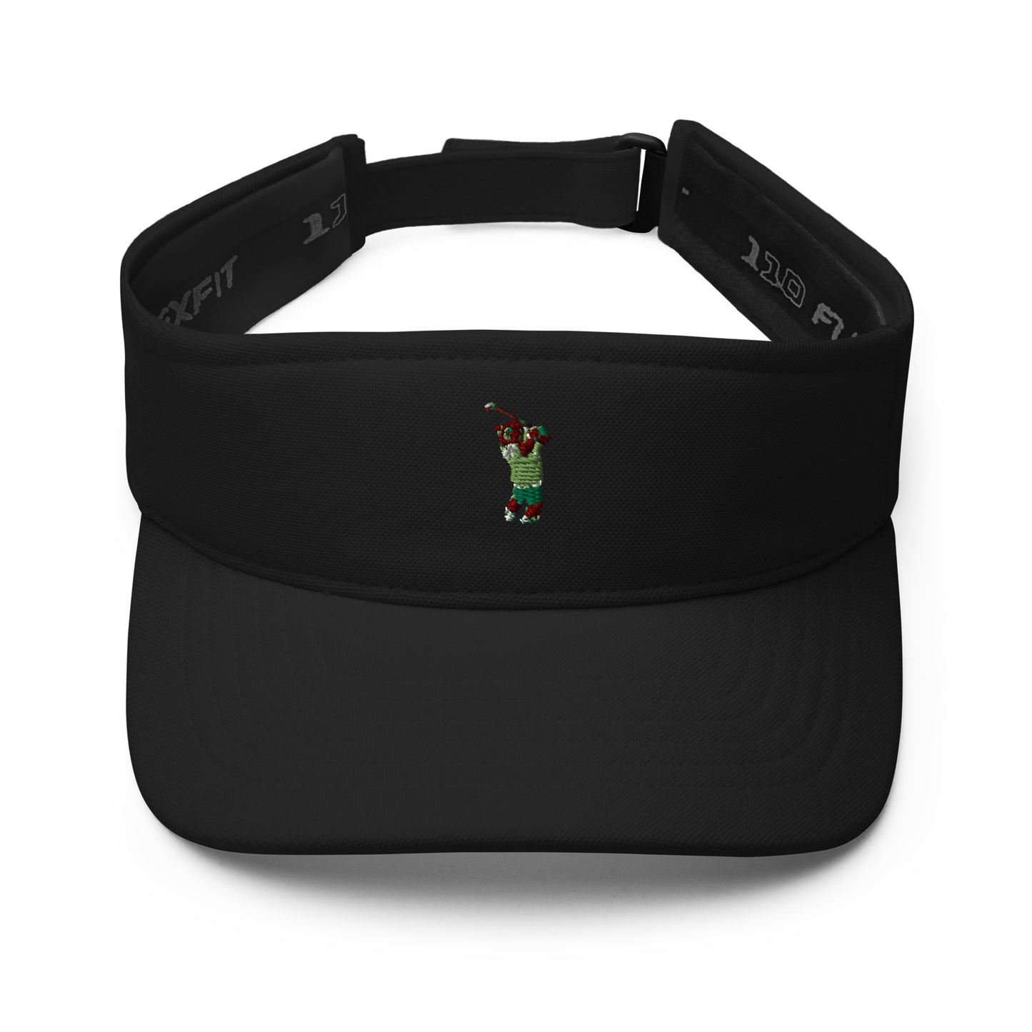 black golf visor