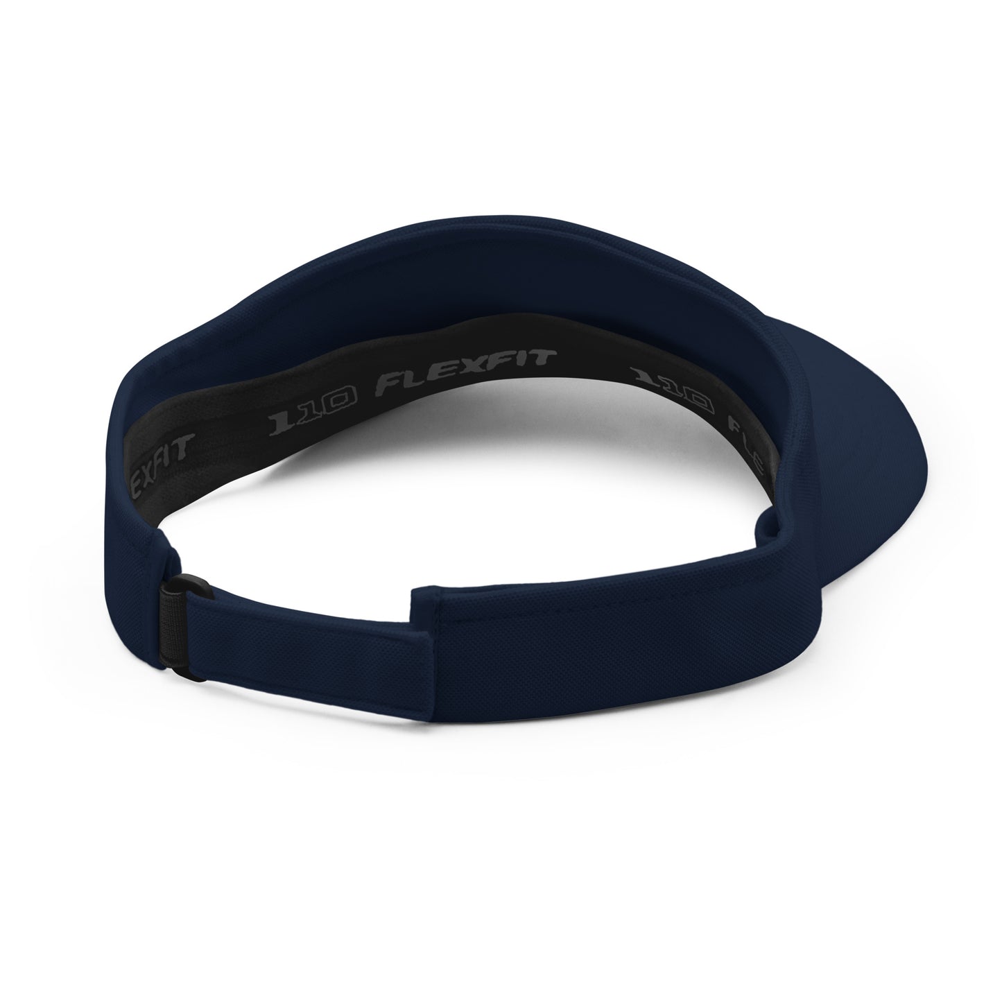blue adjustable golf visor