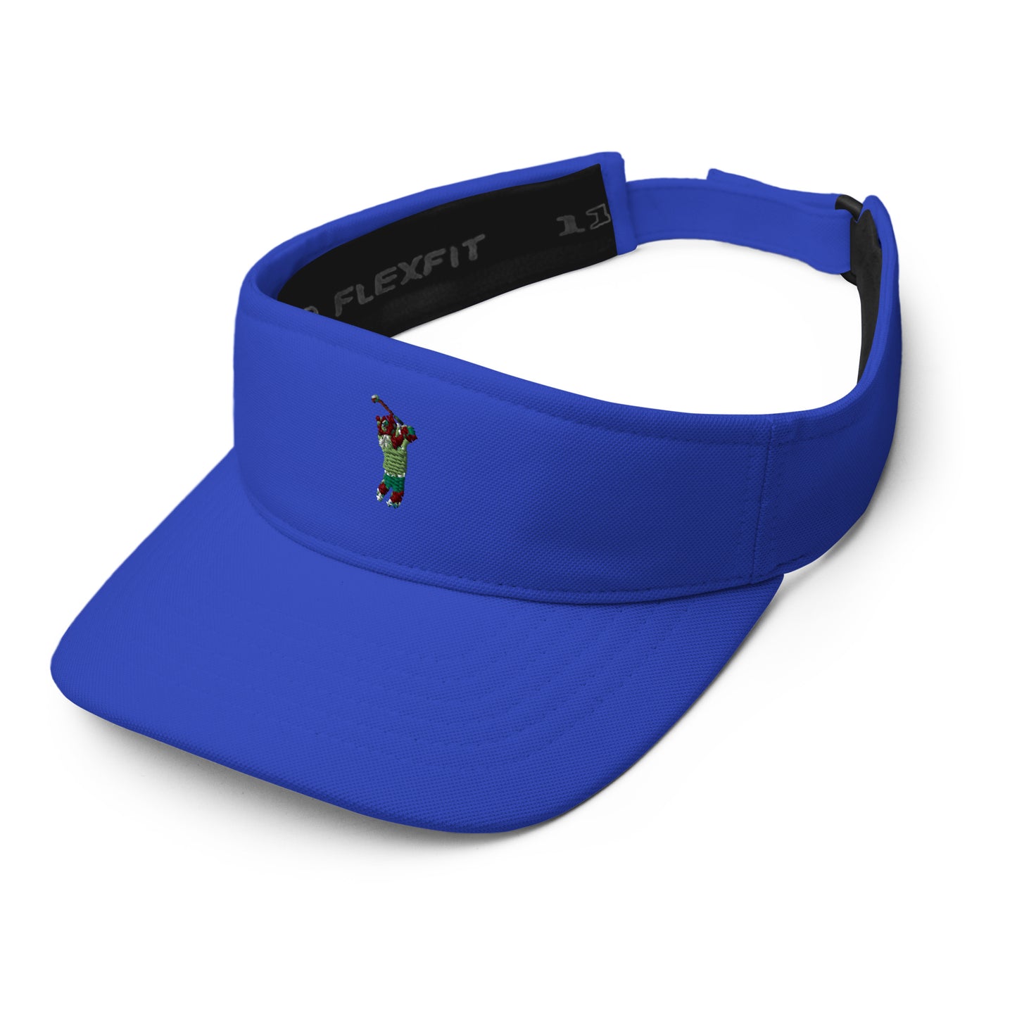 royal blue adjustable golf visor