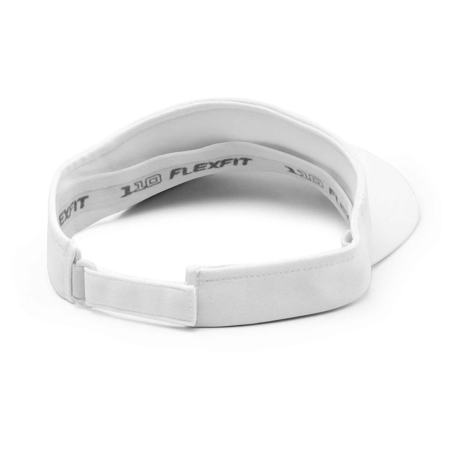 white adjustable golf visor