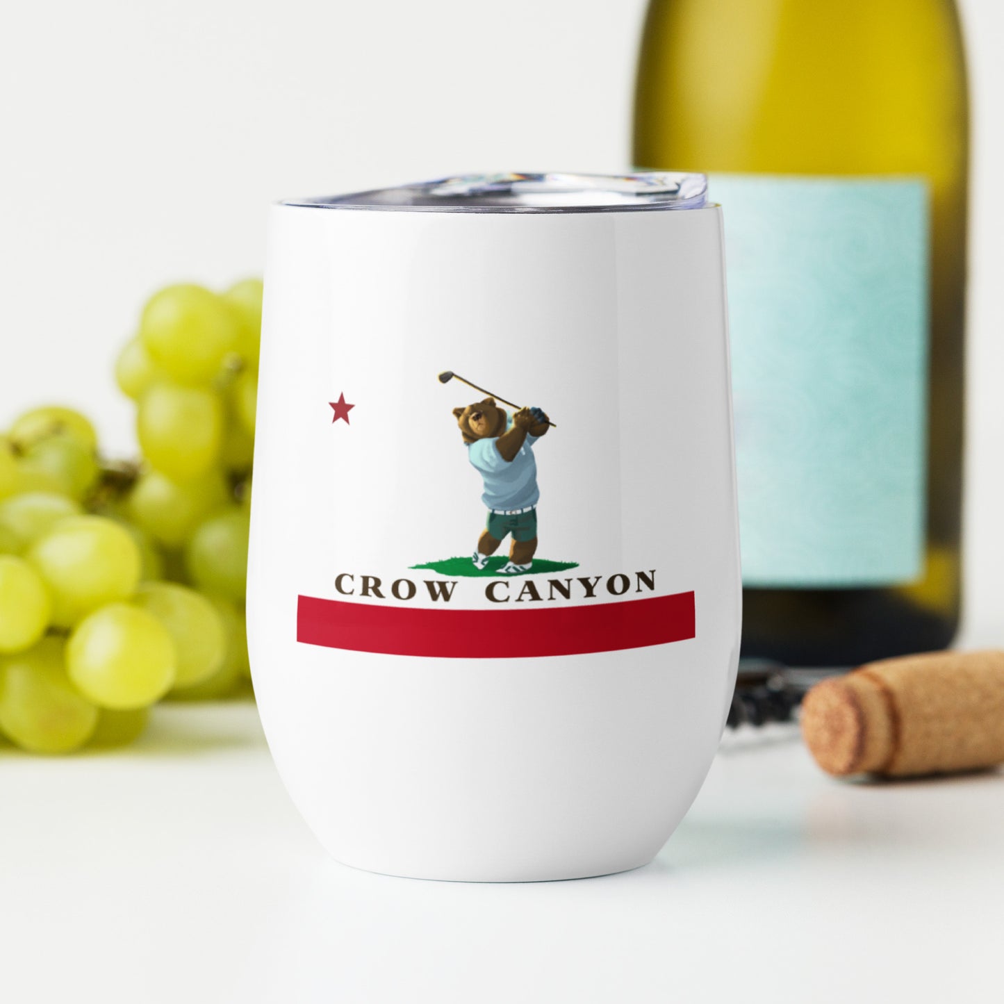 Crow Canyon Wine tumbler
