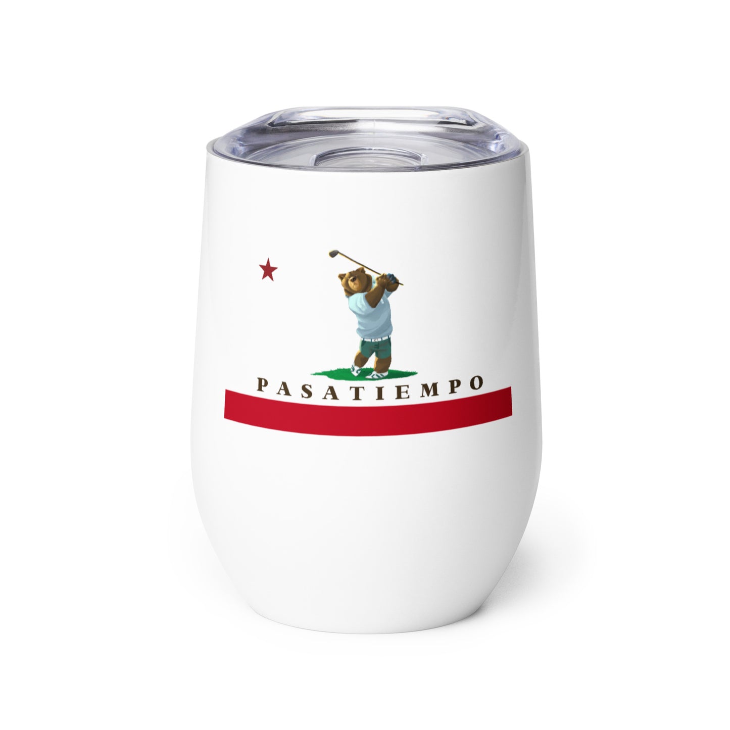 Pasatiempo CA Wine tumbler