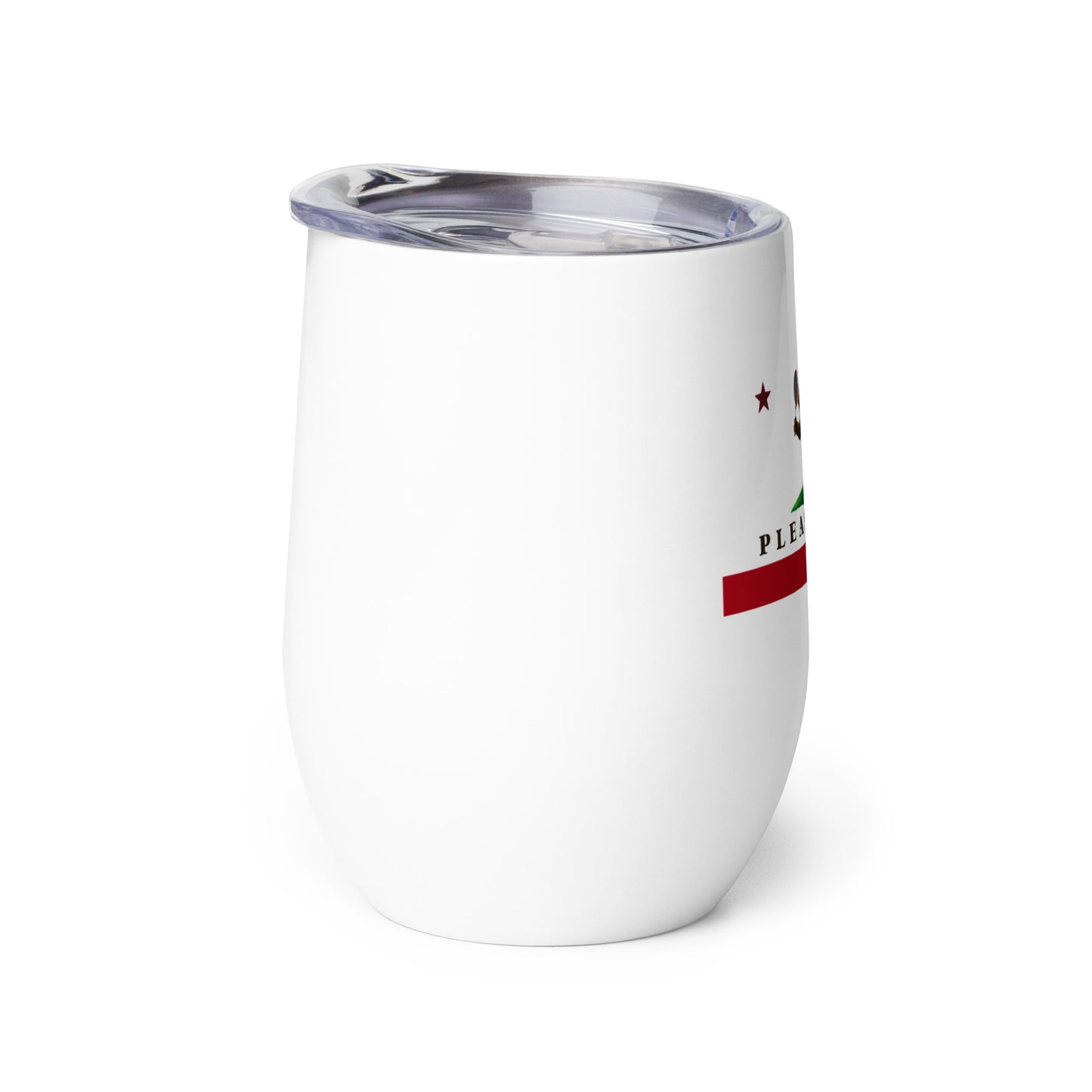 Pleasanton Tennis Wine tumbler