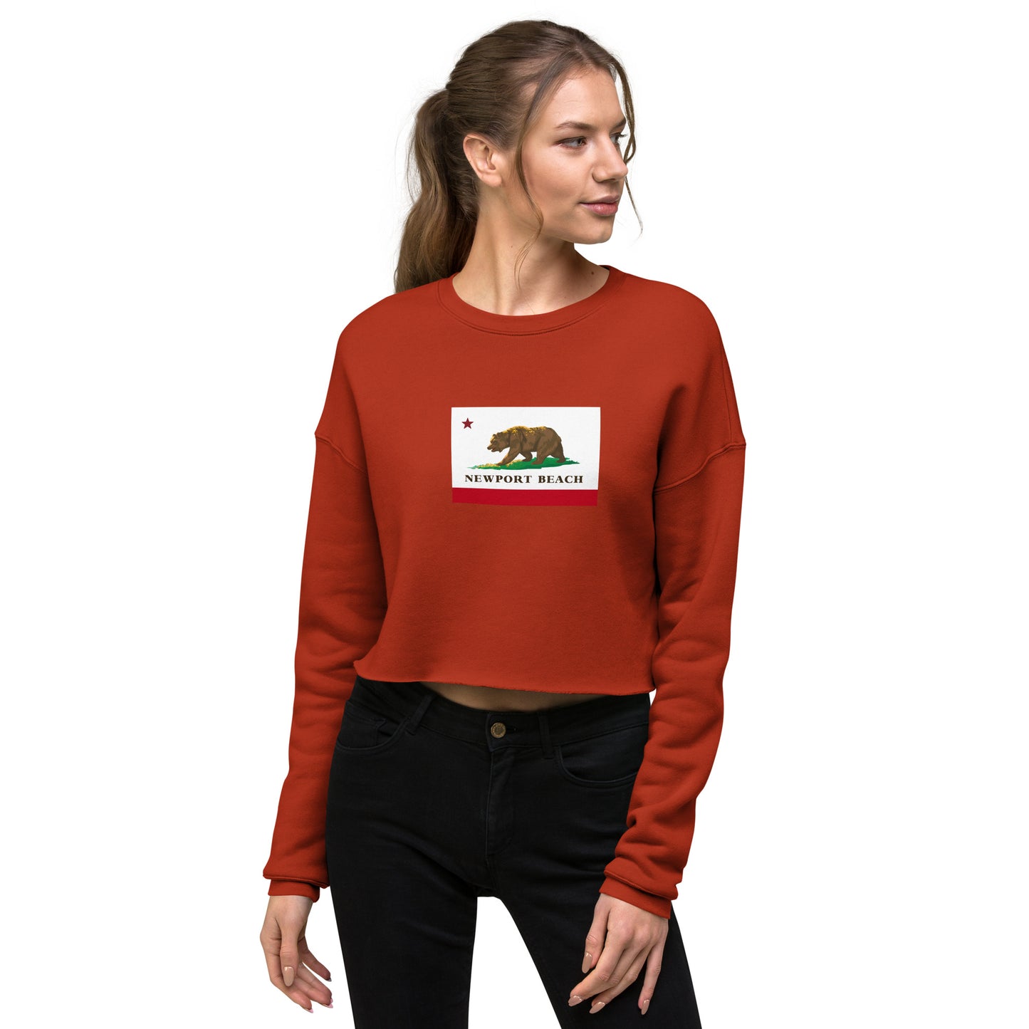 Newport Beach Crop Sweatshirt