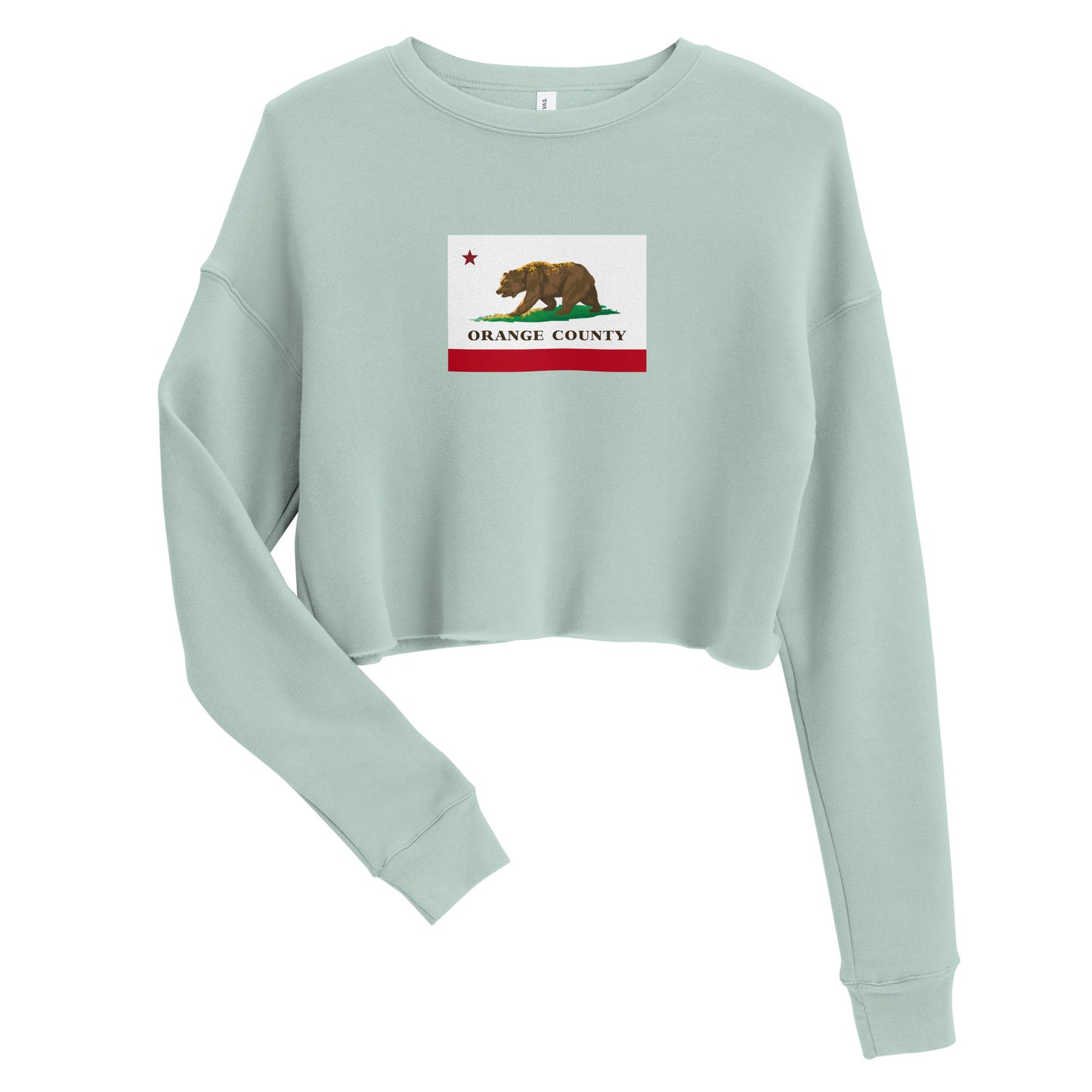 Orange County Crop Sweatshirt - Cali City Apparel