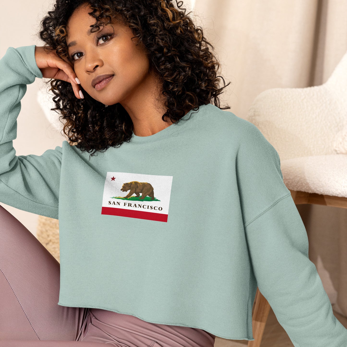 San Francisco Crop Sweatshirt
