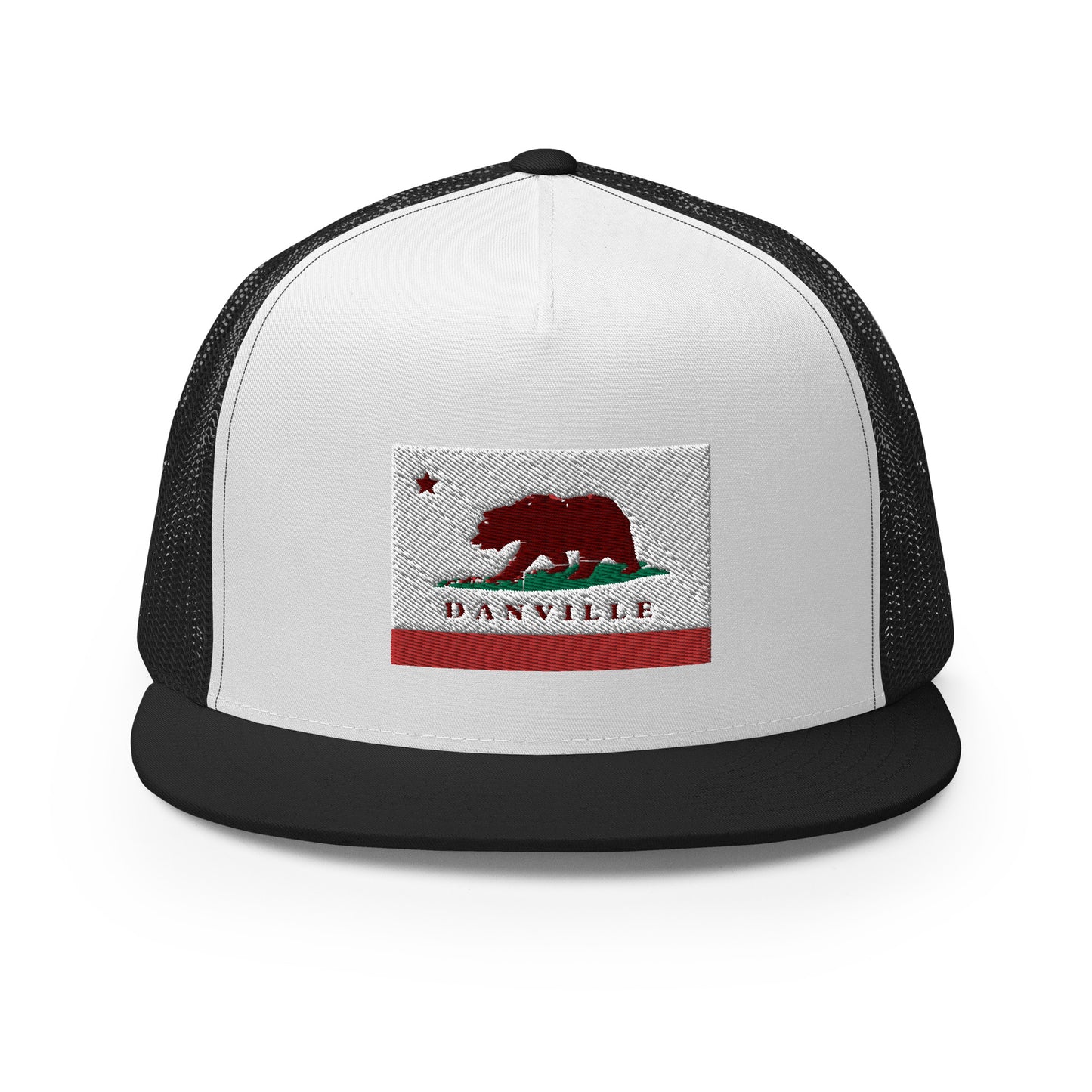 Danville CA Flag Trucker Cap - CAFlags