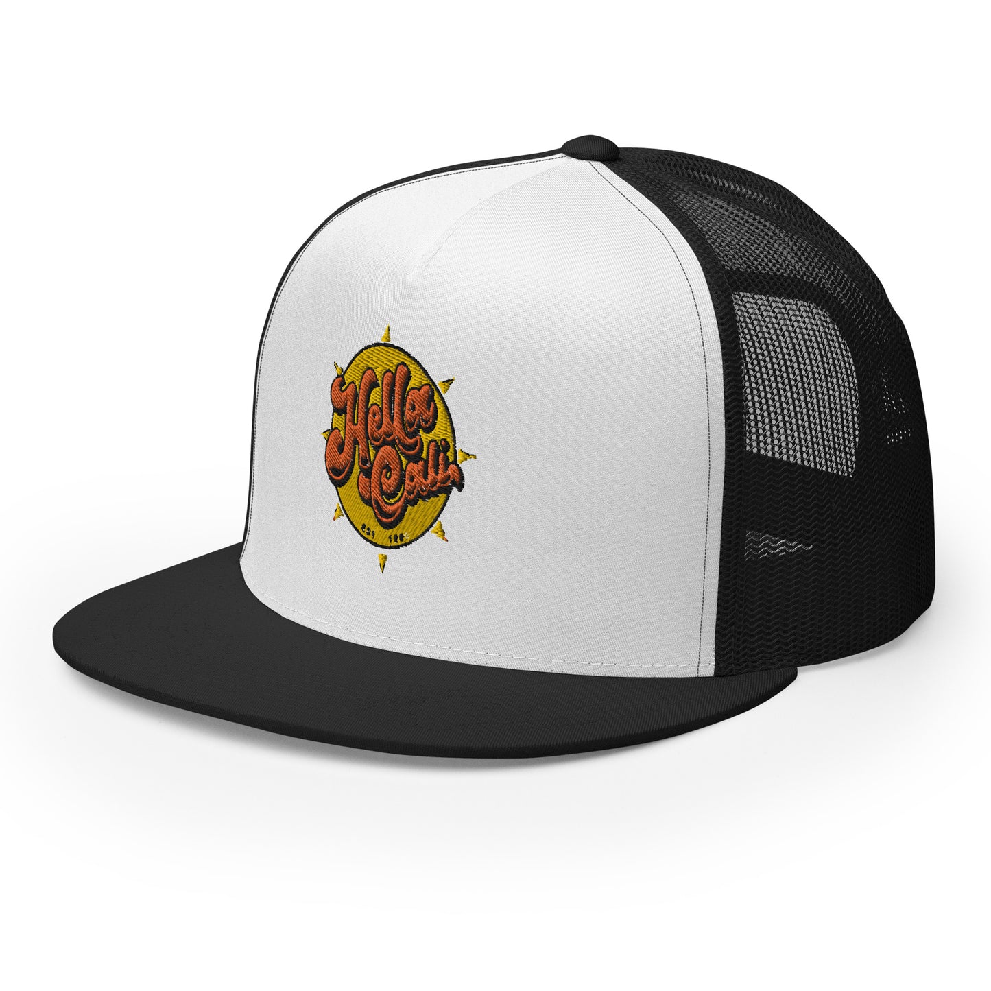 Hella Cali Trucker Cap (Orange Yellow Logo)