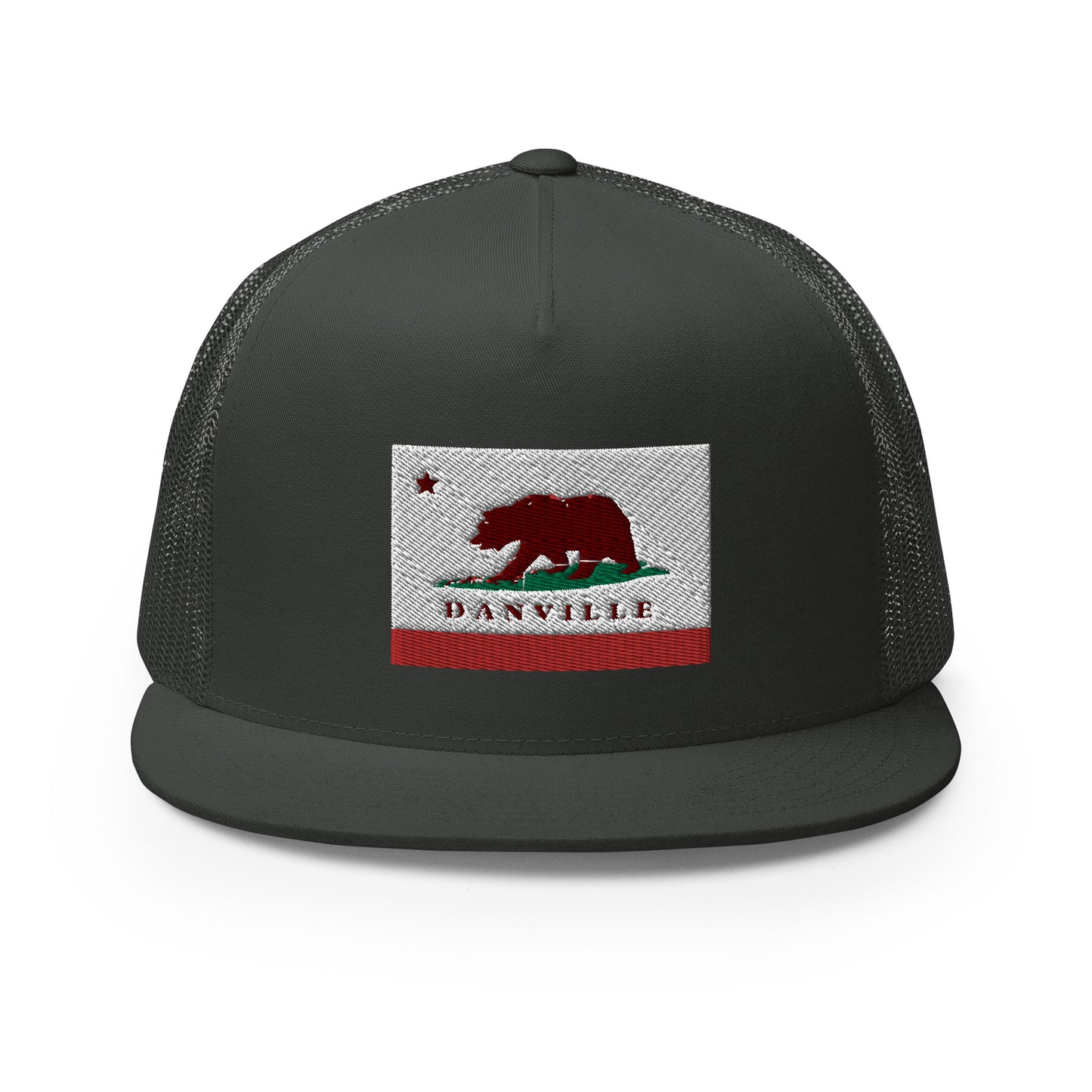 Danville CA Flag Trucker Cap - CAFlags