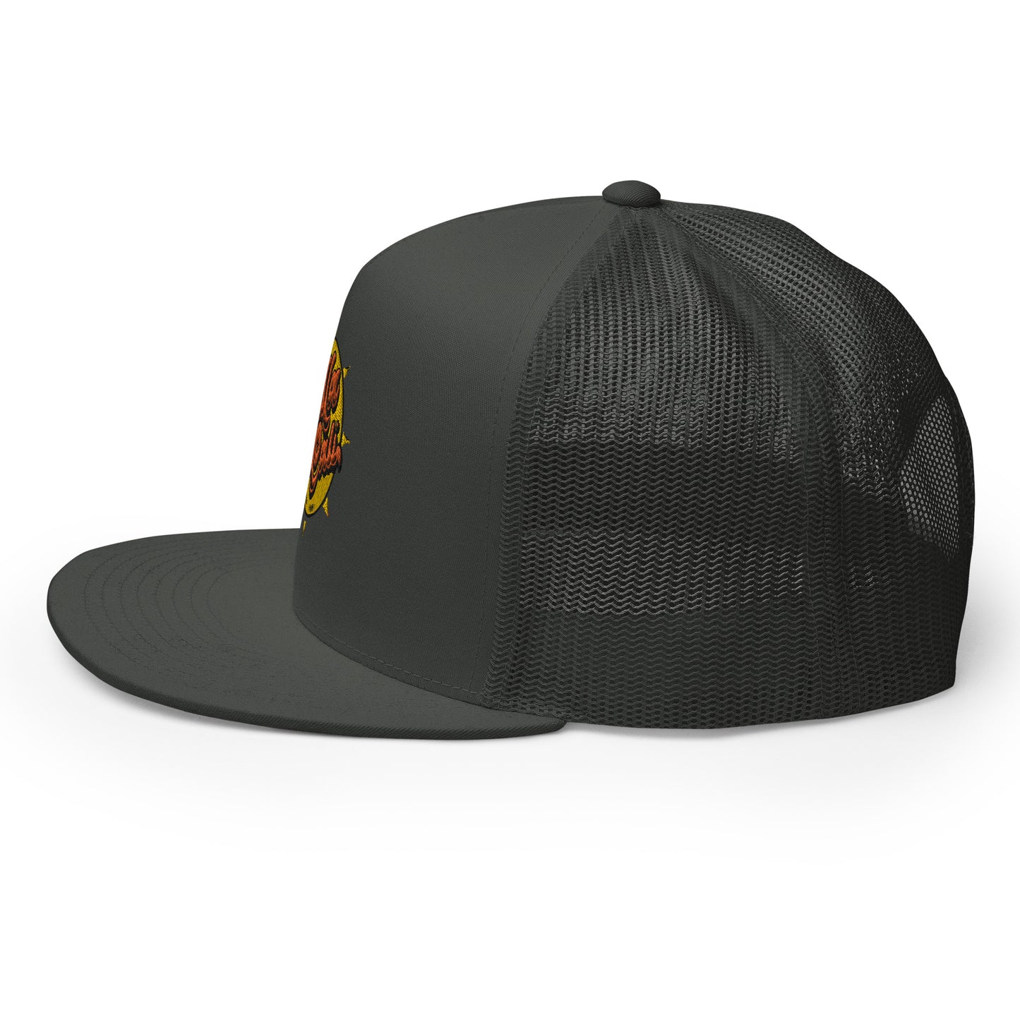 Hella Cali Trucker Cap (Orange Yellow Logo)