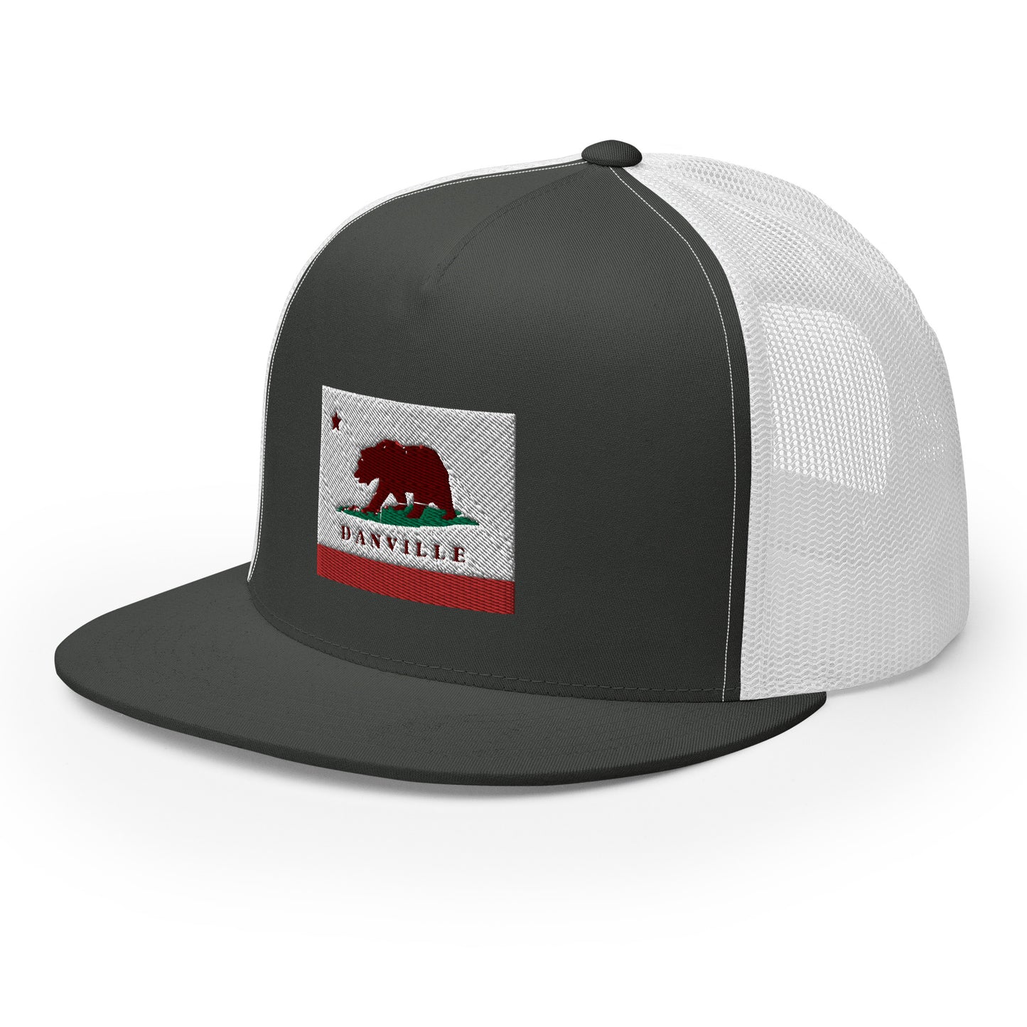 Danville CA Flag Trucker Cap - CAFlags