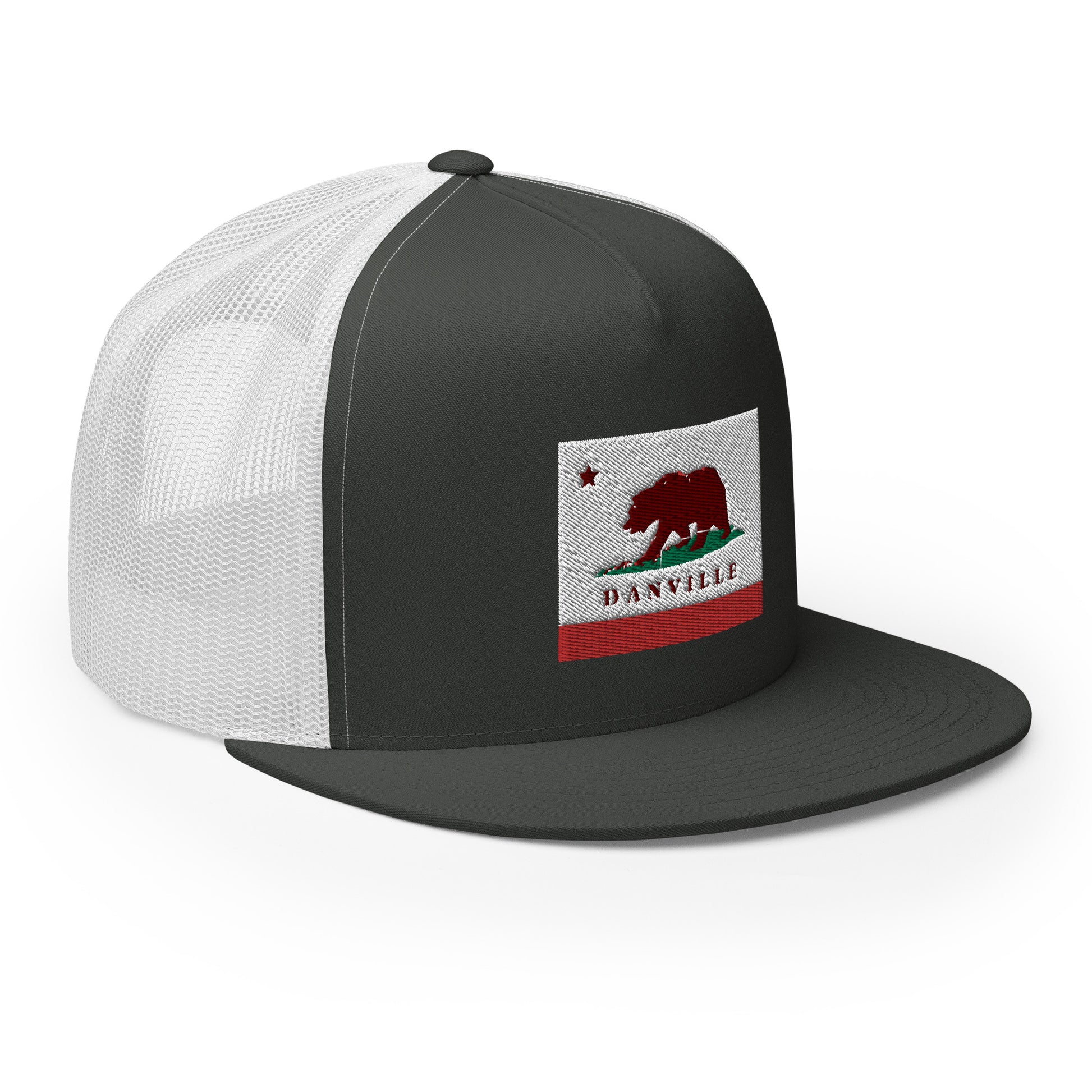 Danville CA Flag Trucker Cap - CAFlags