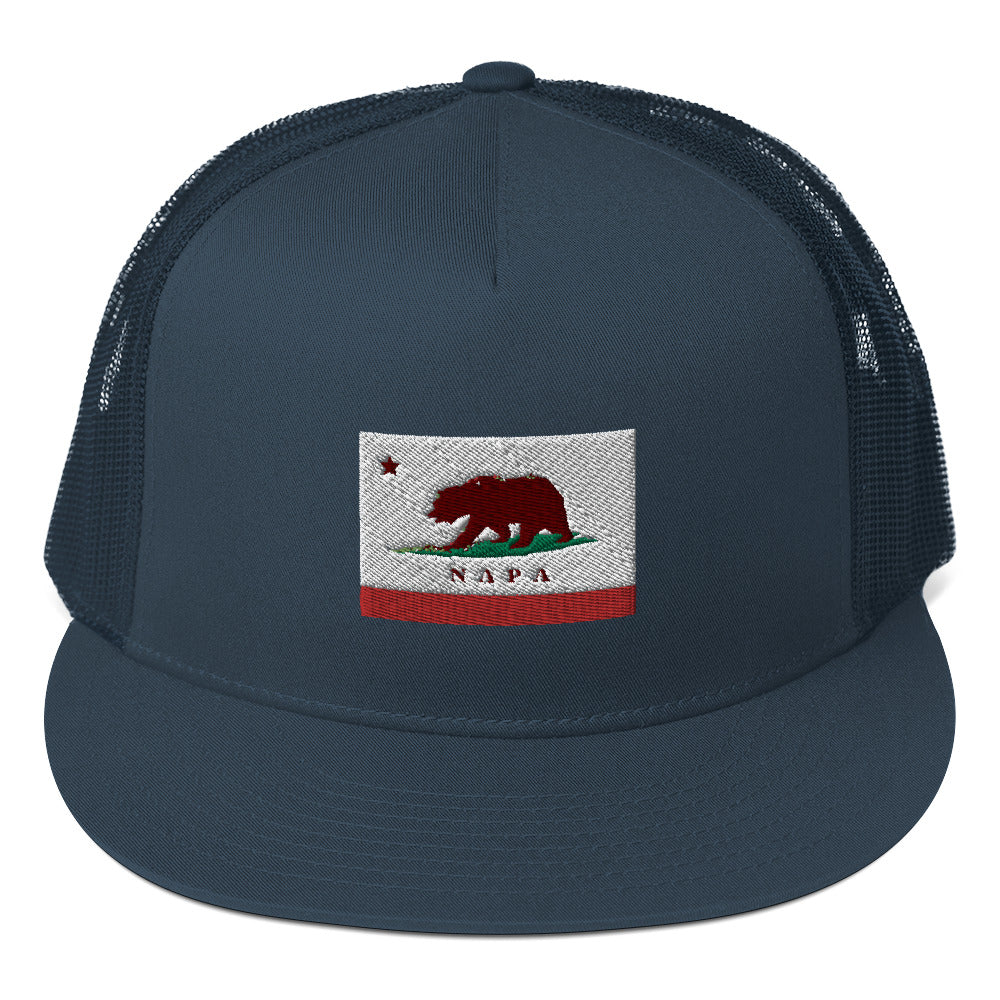 Napa CA Trucker Hat - CAFlags