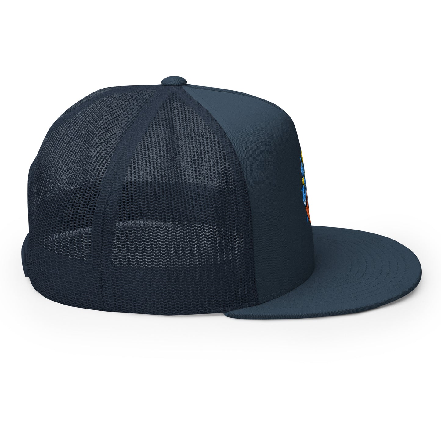 Hella Cali Blue Lettering Trucker Cap