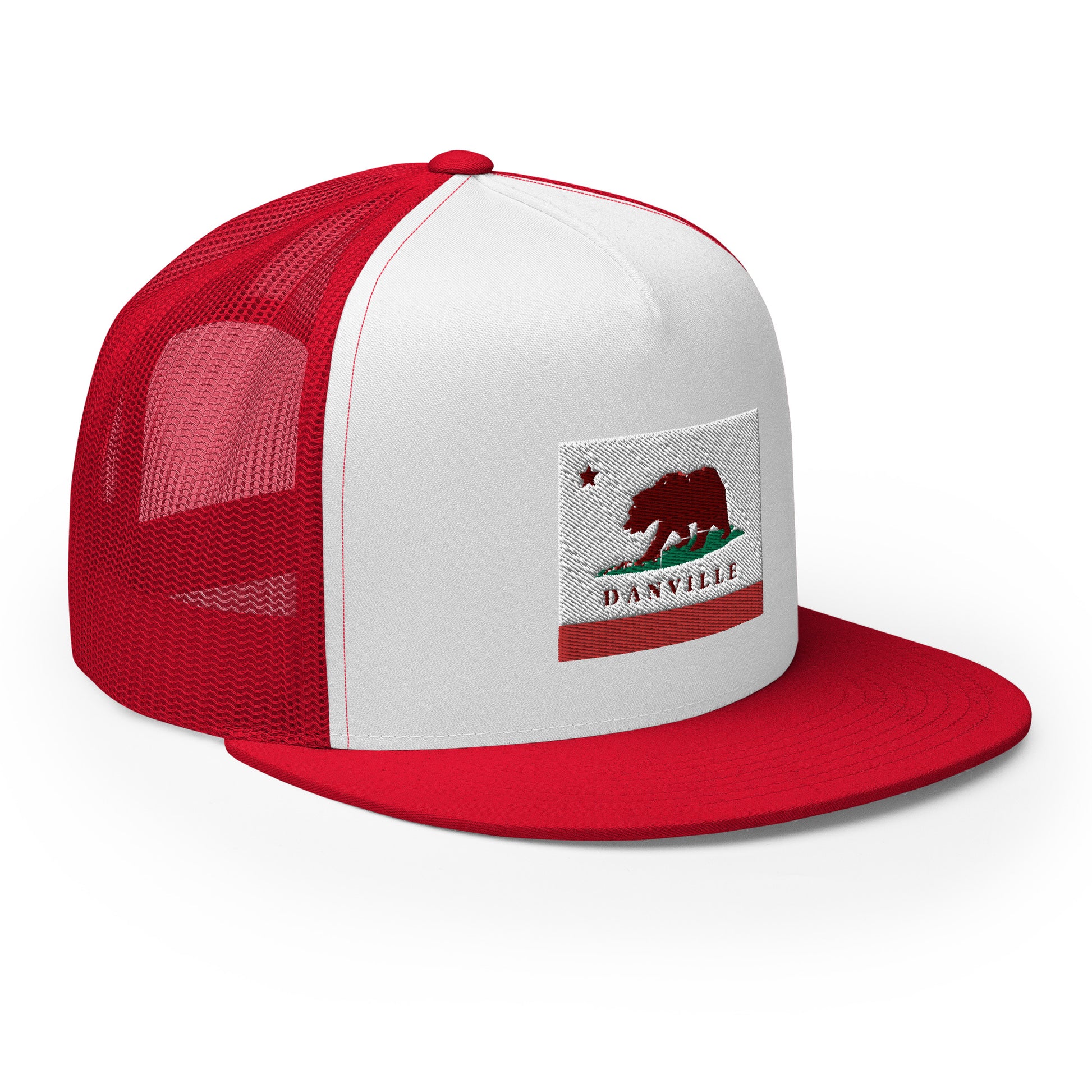 Danville CA Flag Trucker Cap - CAFlags