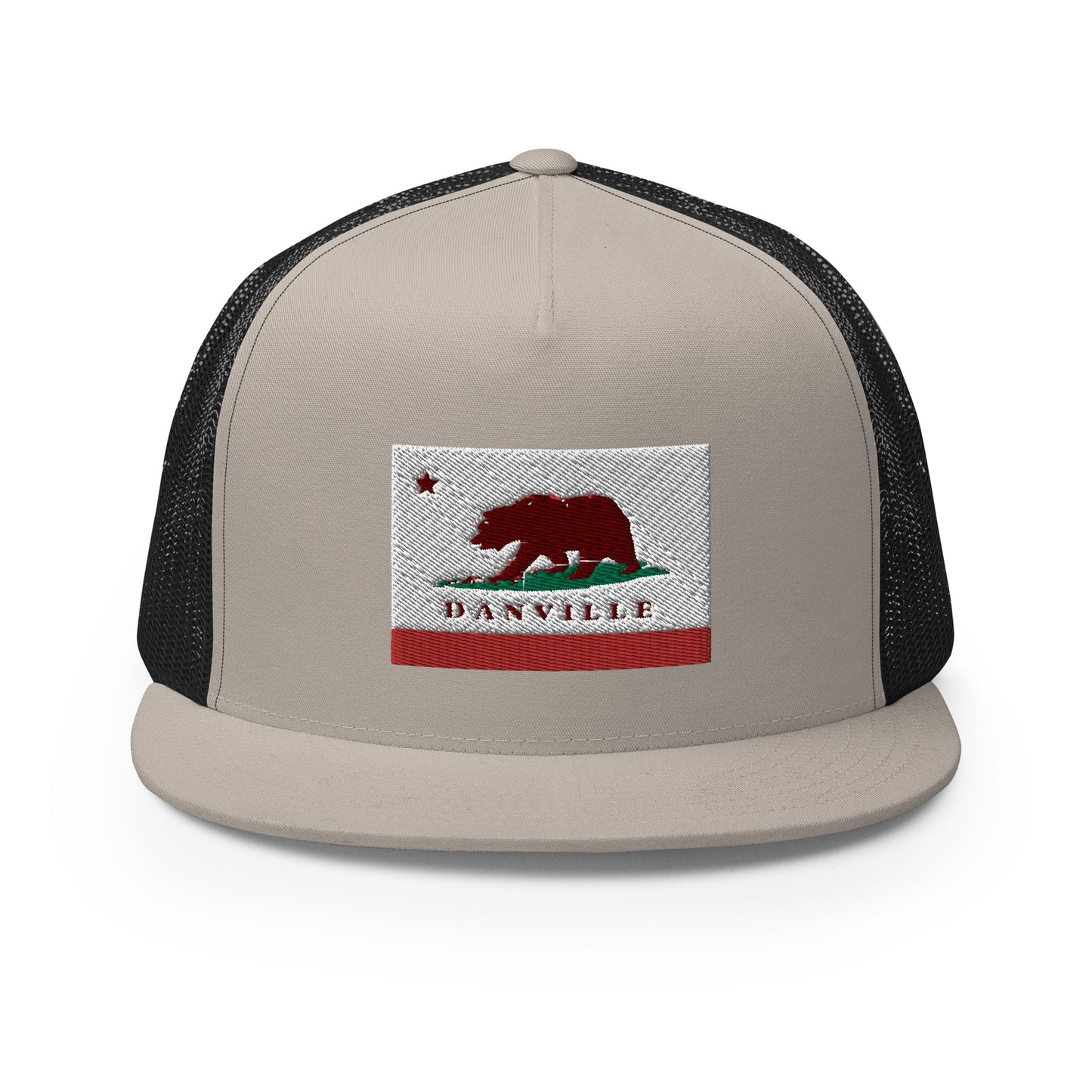 Danville CA Flag Trucker Cap - CAFlags