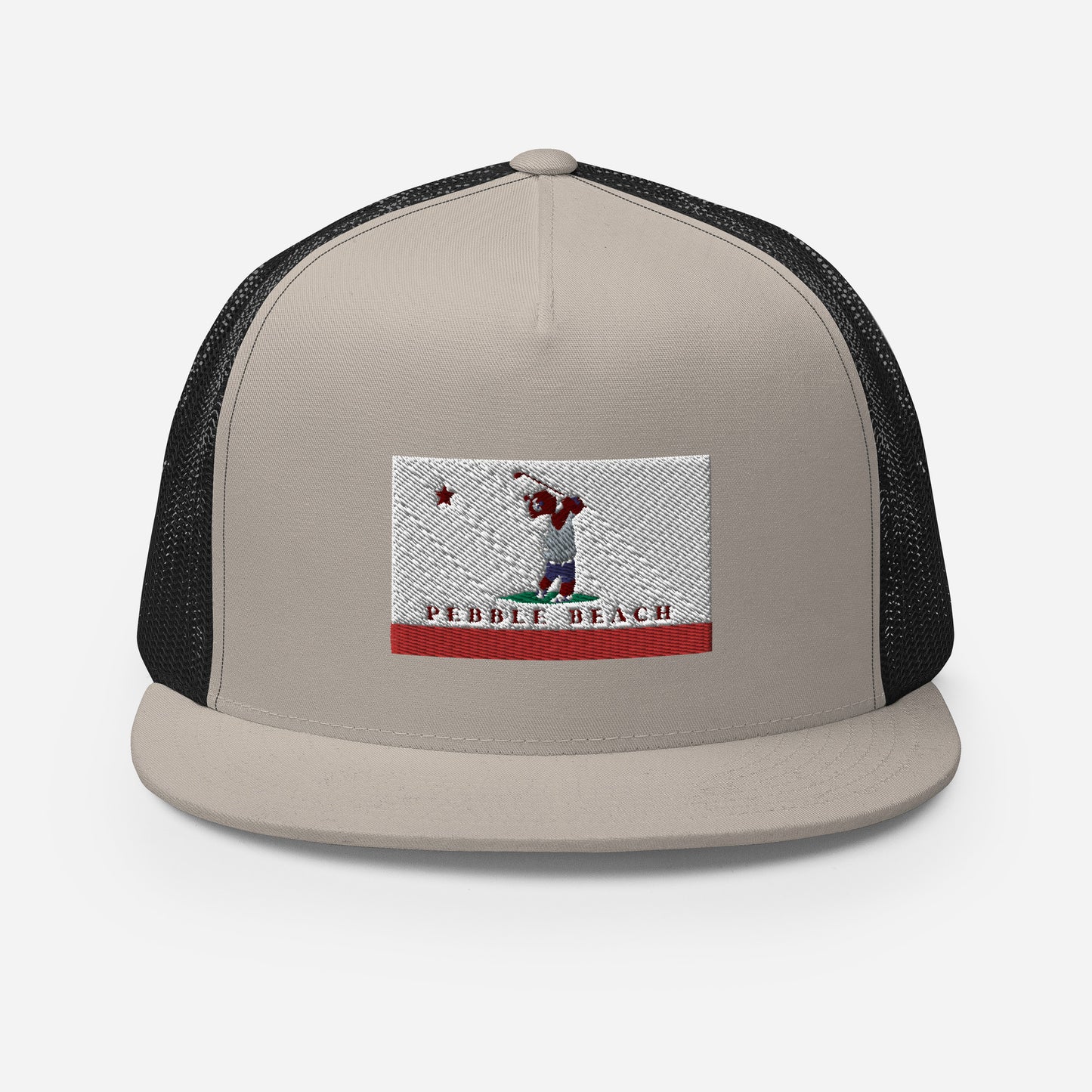 Pebble Beach CA Trucker Hat - CAFlags