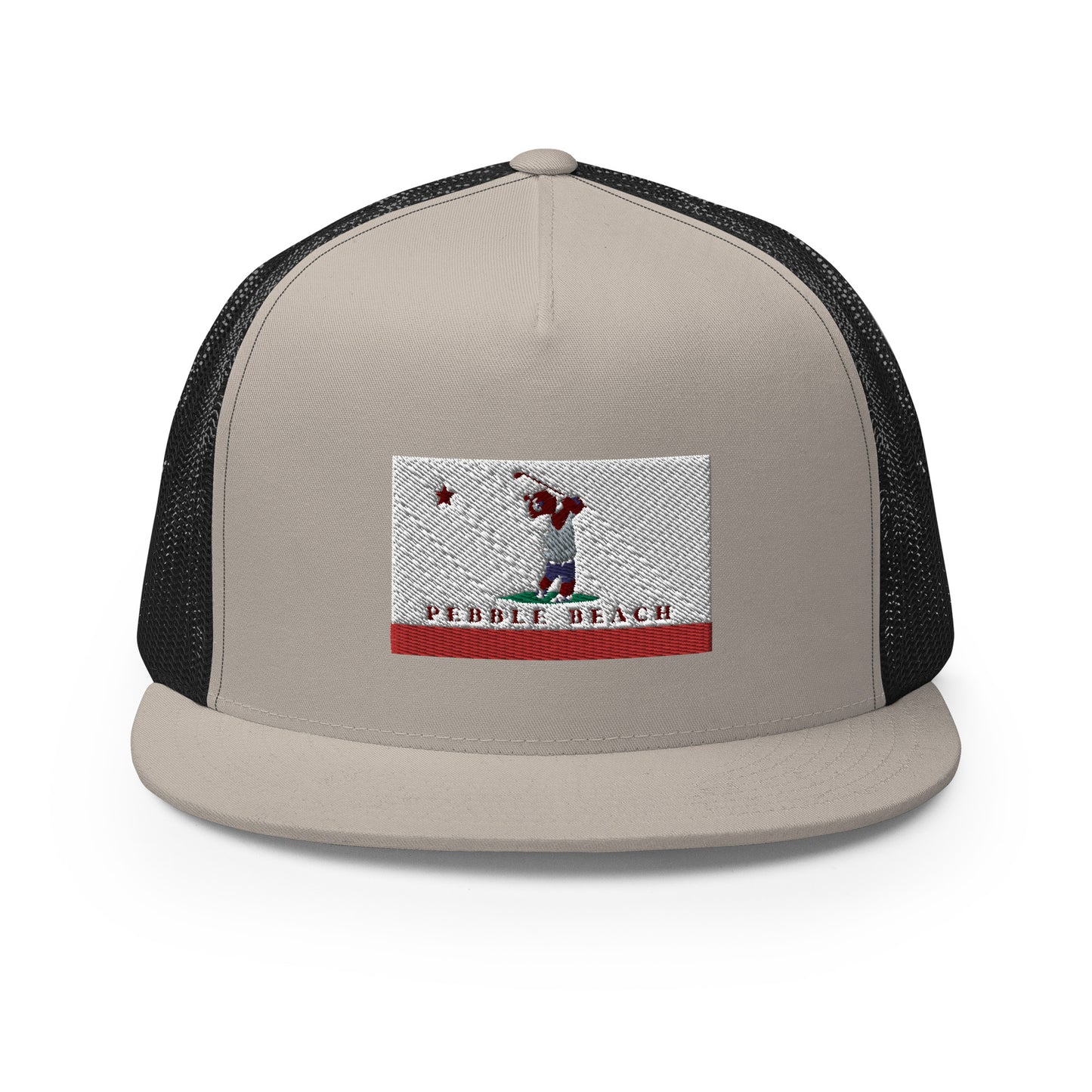 Pebble Beach CA Trucker Hat - CAFlags