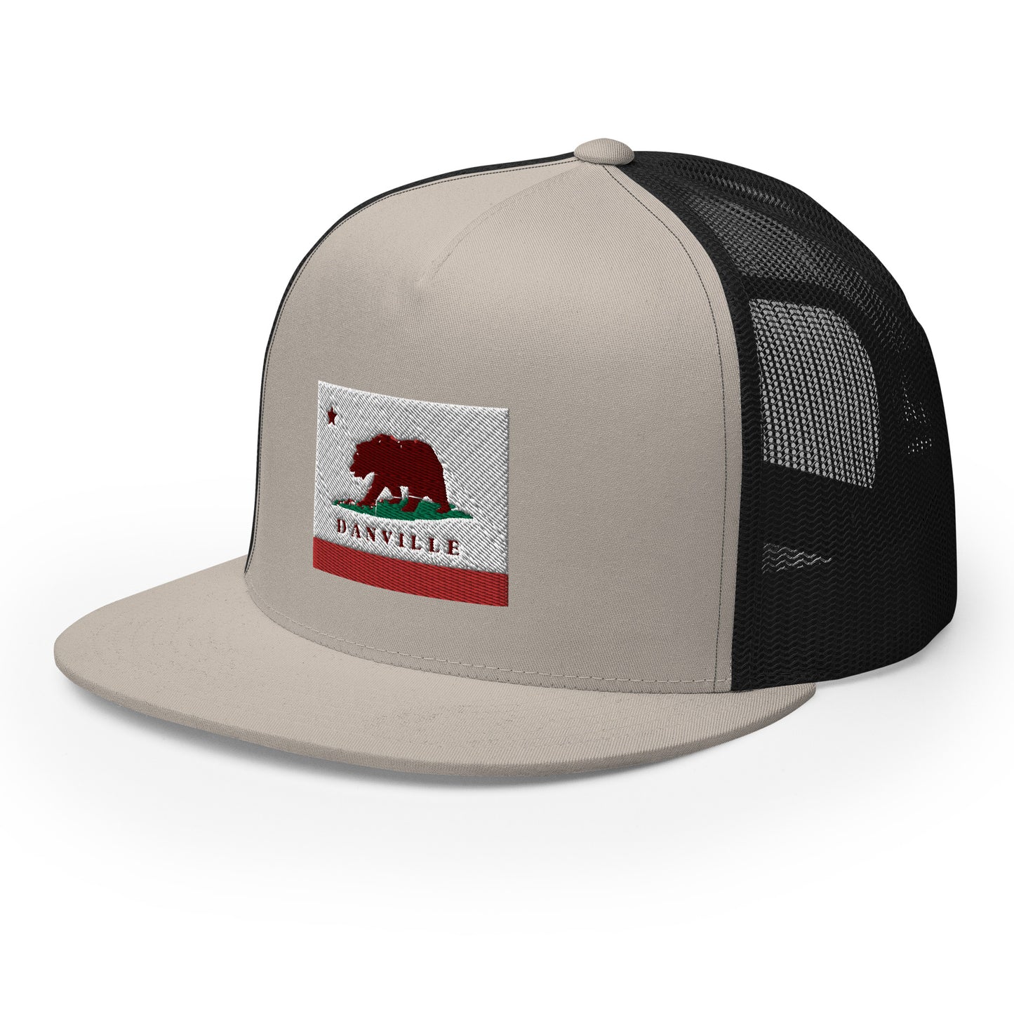 Danville CA Flag Trucker Cap - CAFlags