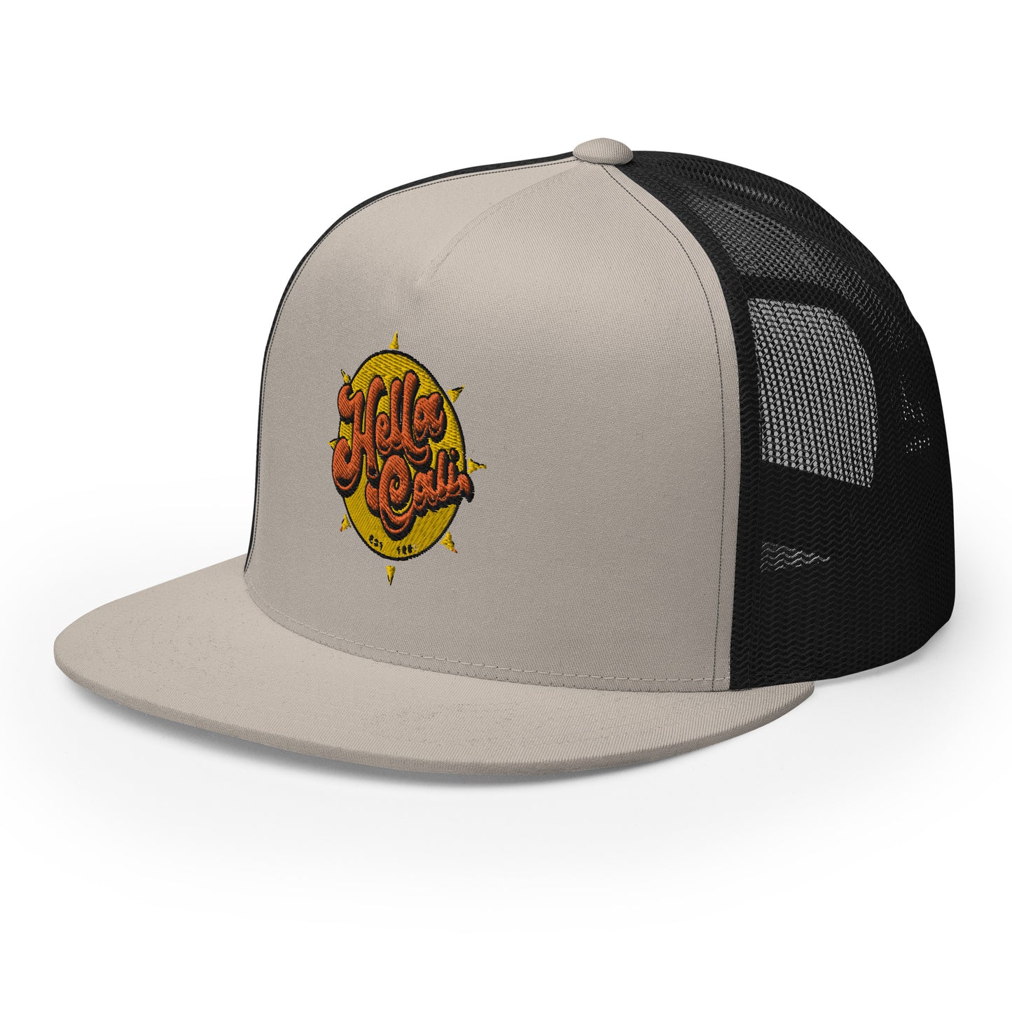 Hella Cali Trucker Cap (Orange Yellow Logo)