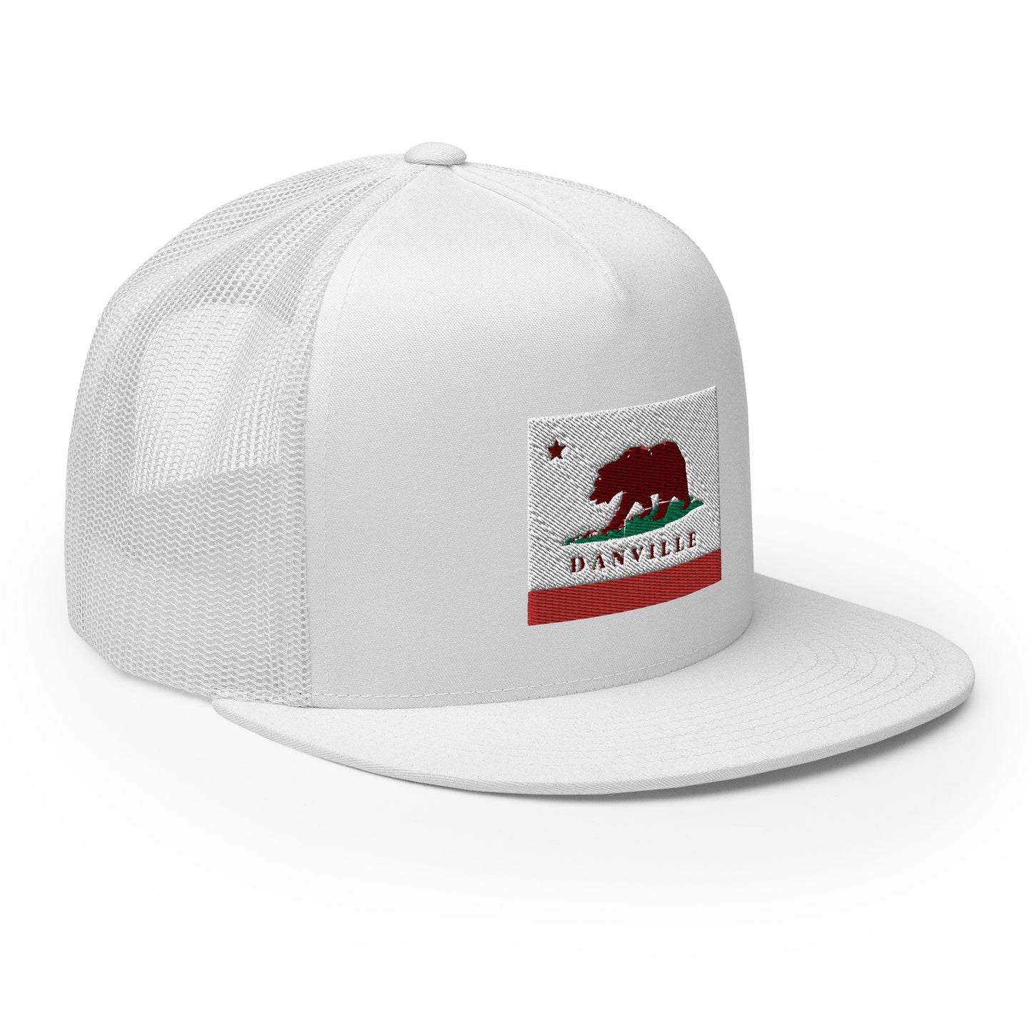 Danville CA Flag Trucker Cap - CAFlags