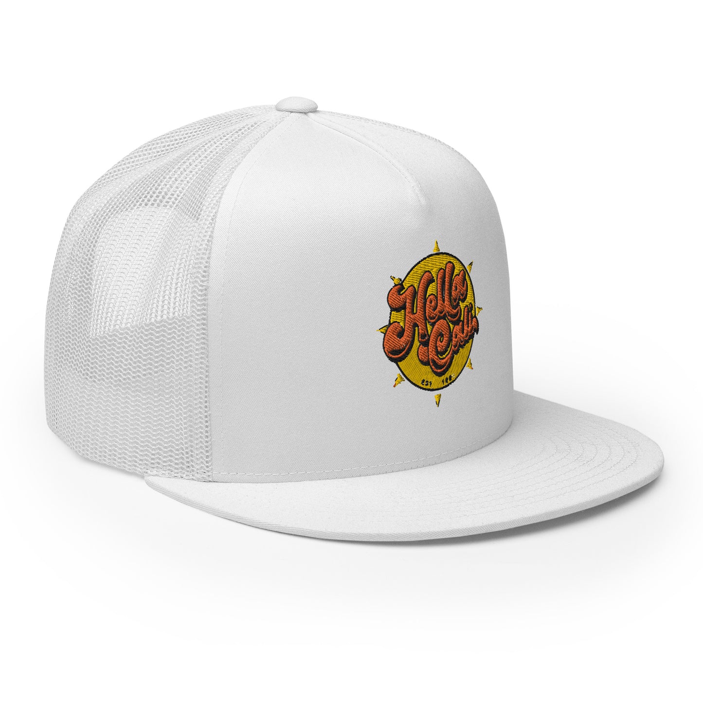 Hella Cali Trucker Cap (Orange Yellow Logo)