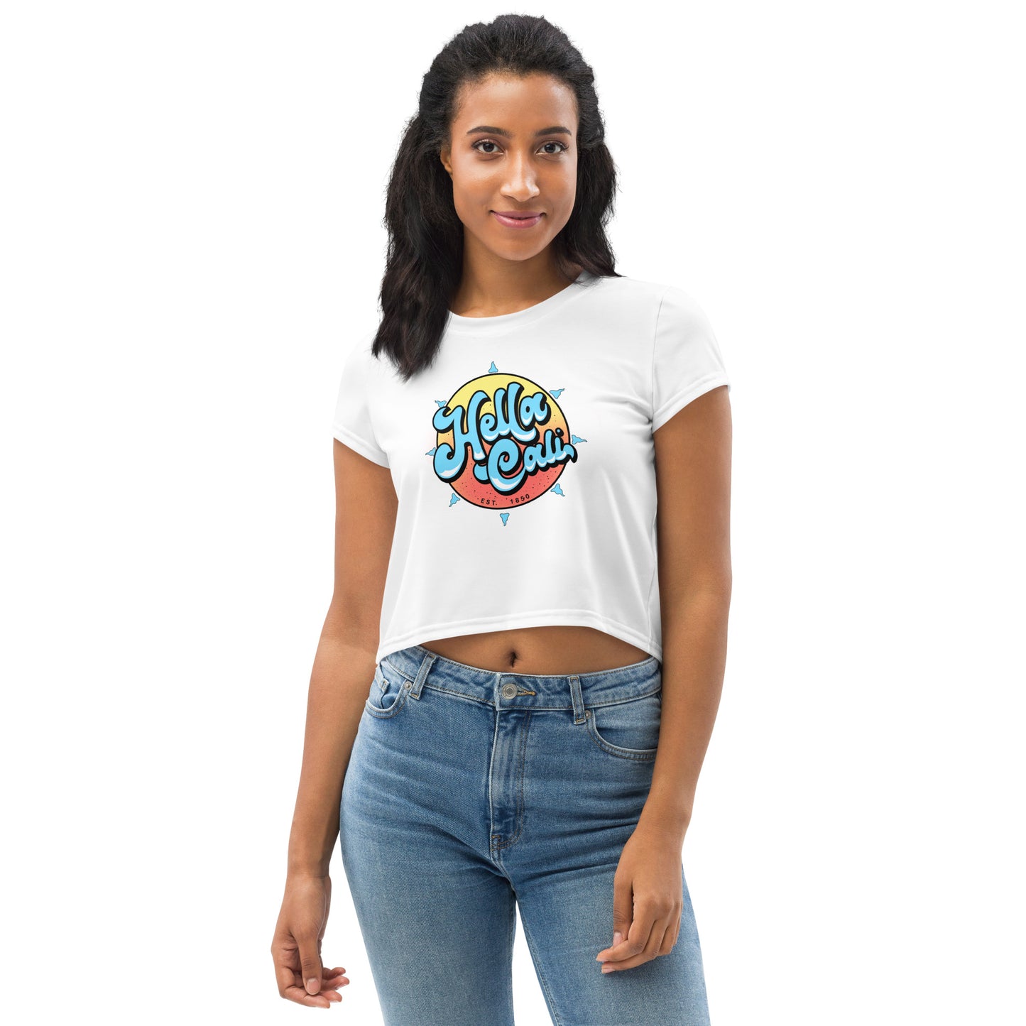 Hella Cali Crop Tee