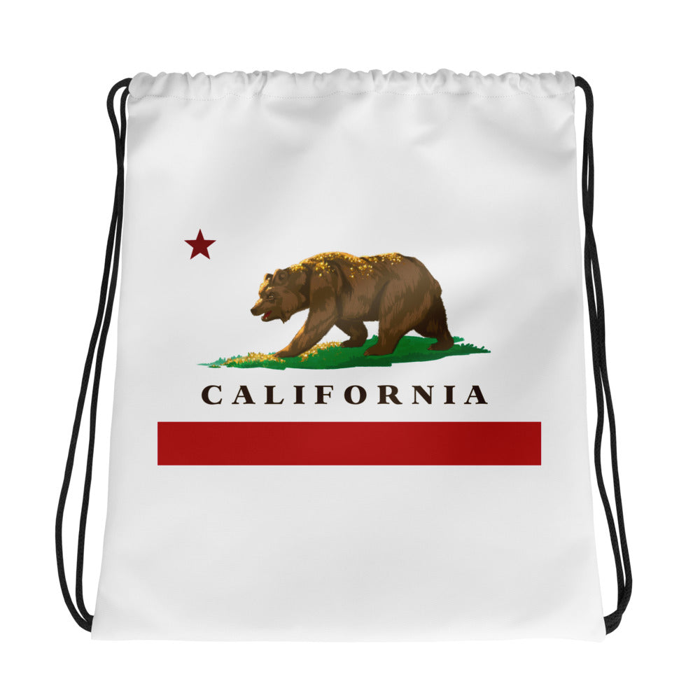 California Drawstring bag - CAFlags