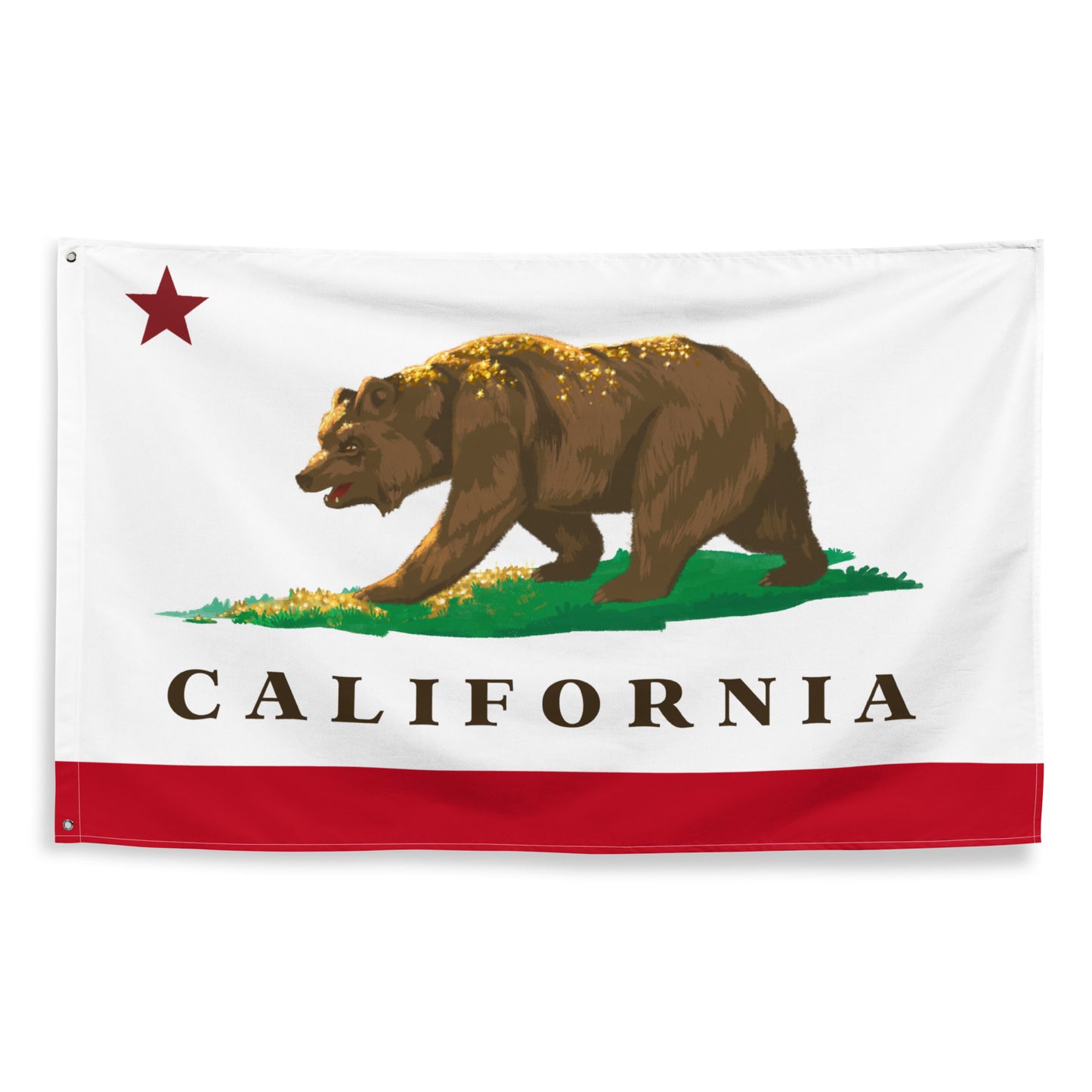 Indoor California Flag 