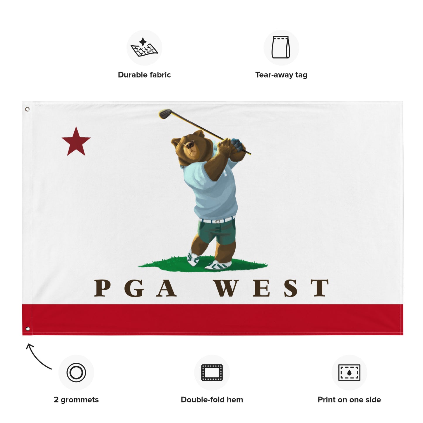 PGA West Golf Flag