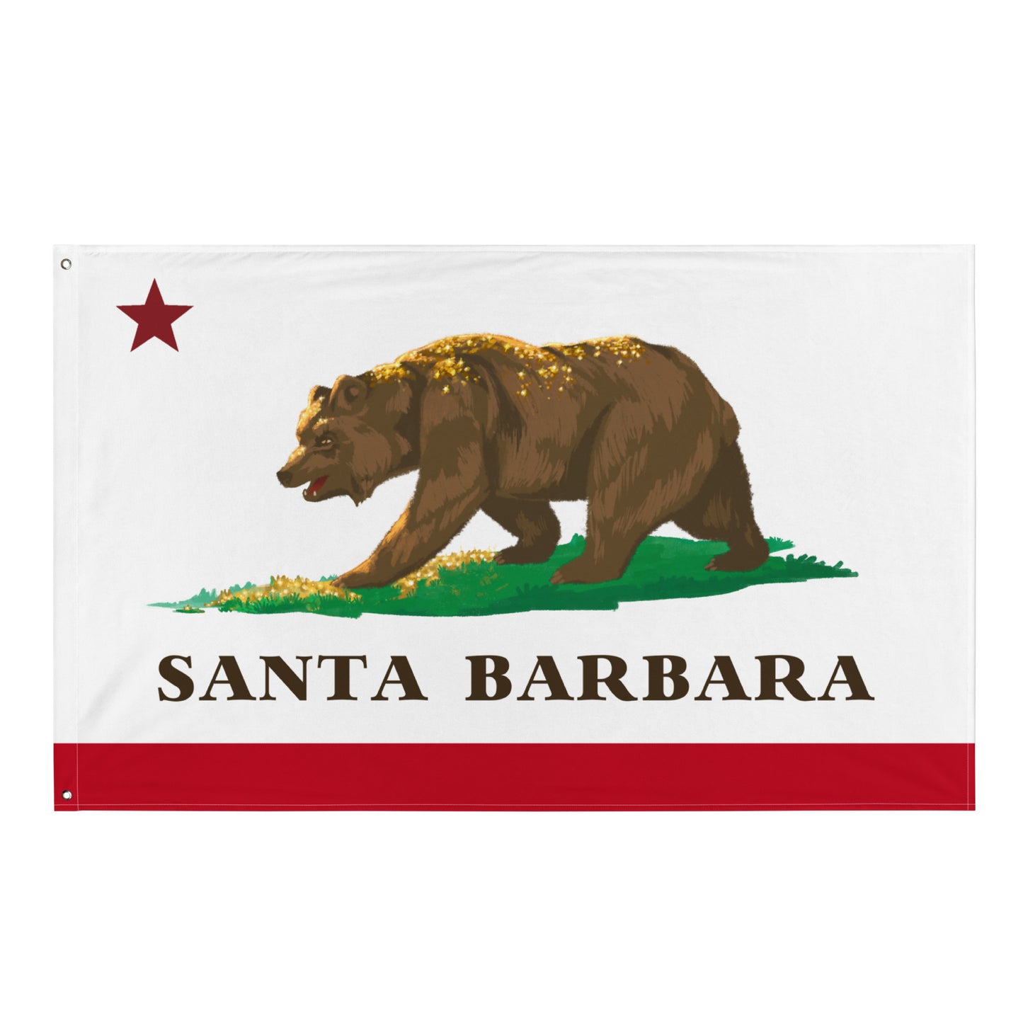 Santa Barbara California Flag