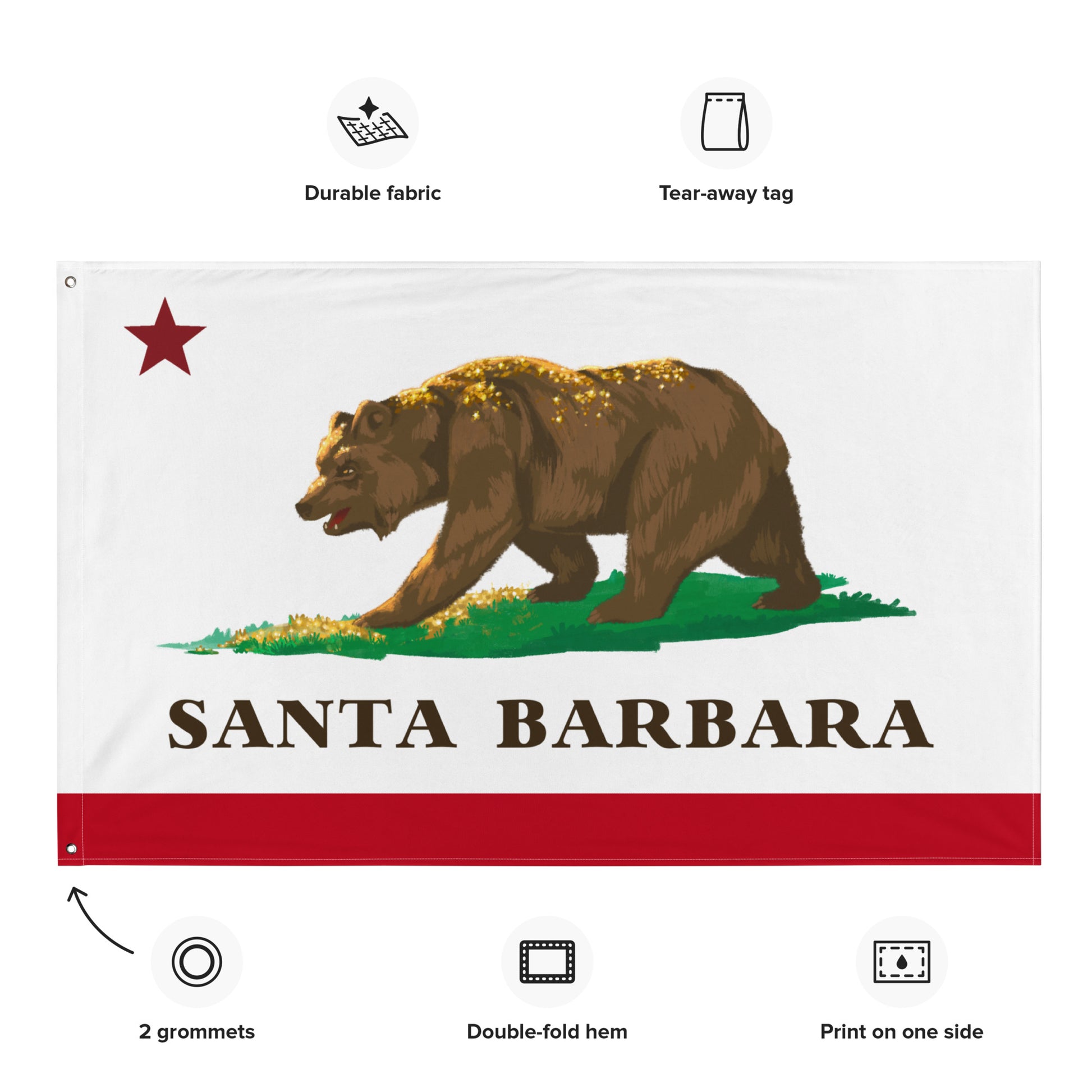 Santa Barbara CA Flag