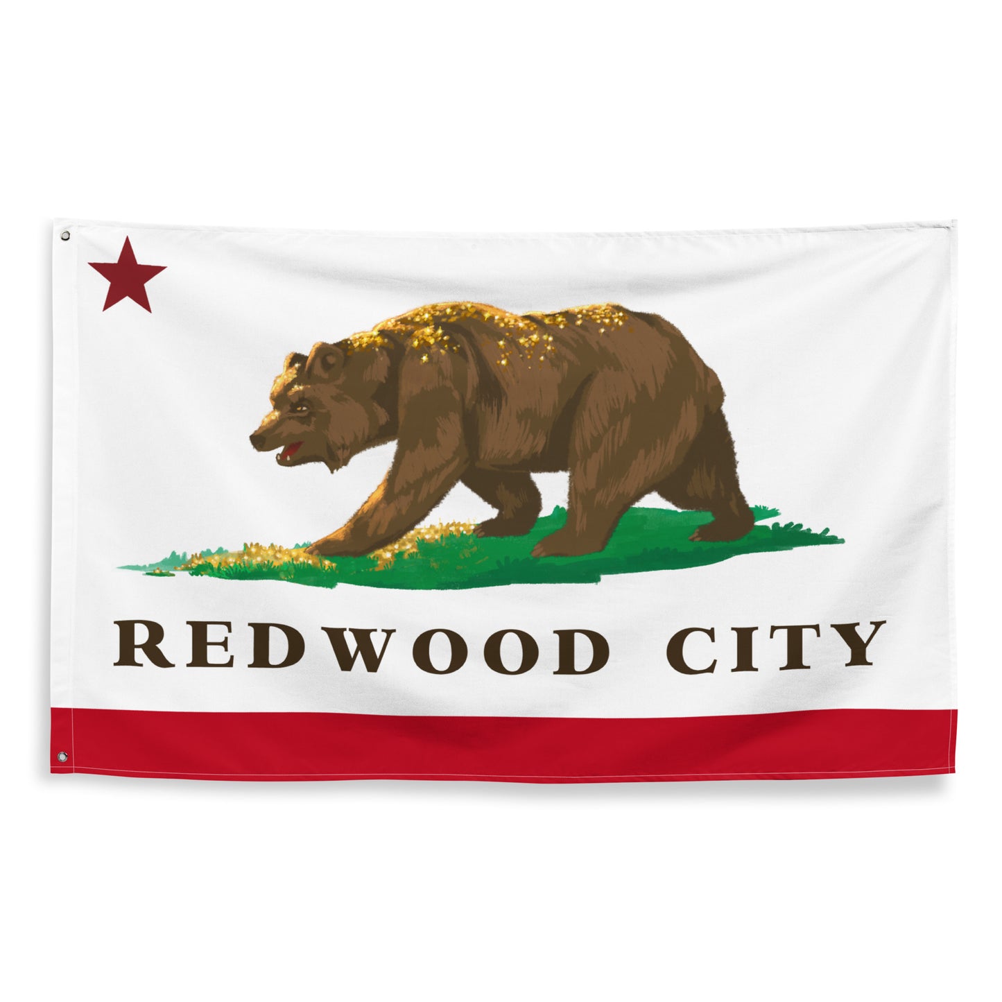 Redwood City CA Flag