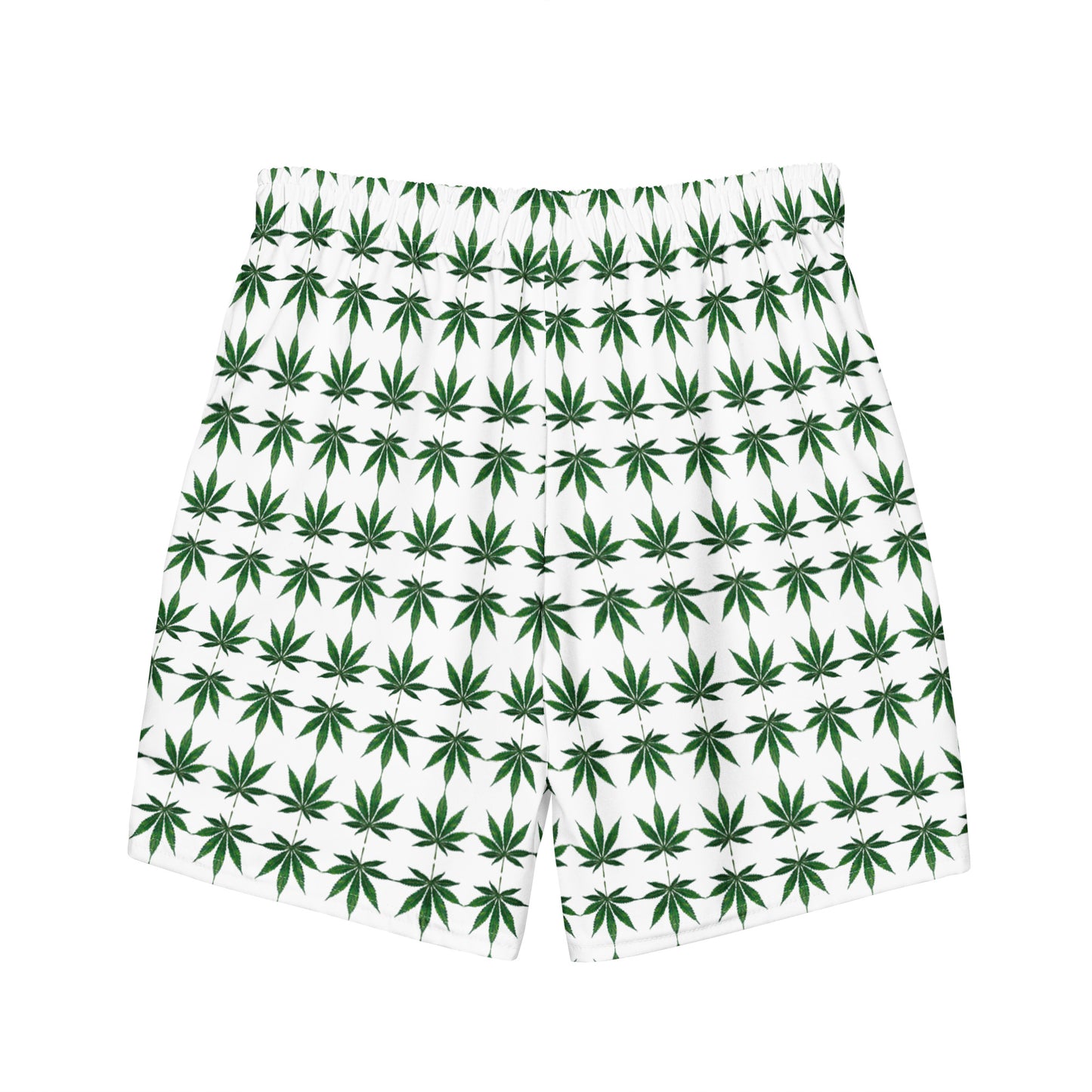 Swim Trunks With Weed Leaf